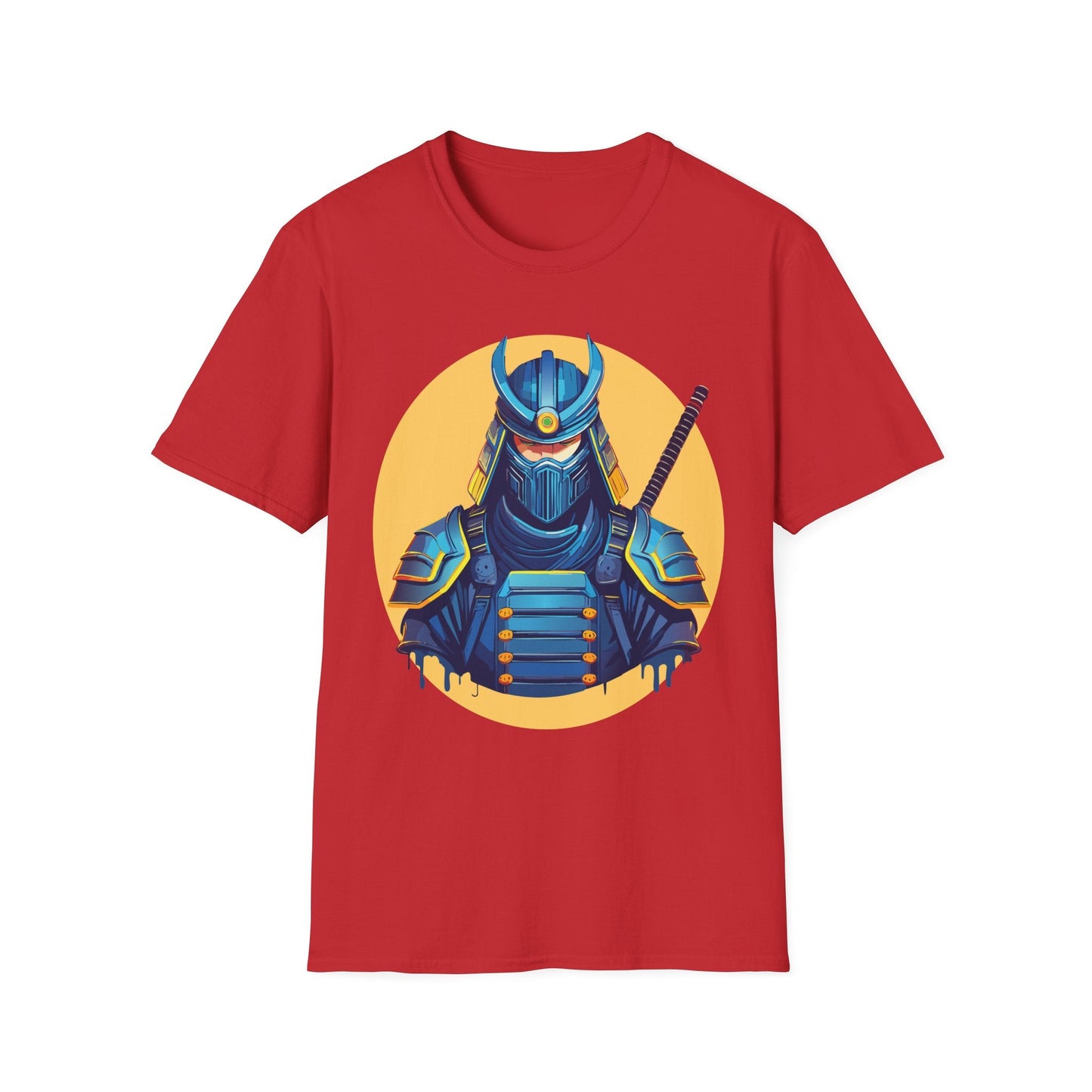 Samurai Shirt Unisex Softstyle T Shirt 100 Percent Ring Spun Cotton Tee For Everyday Comfort