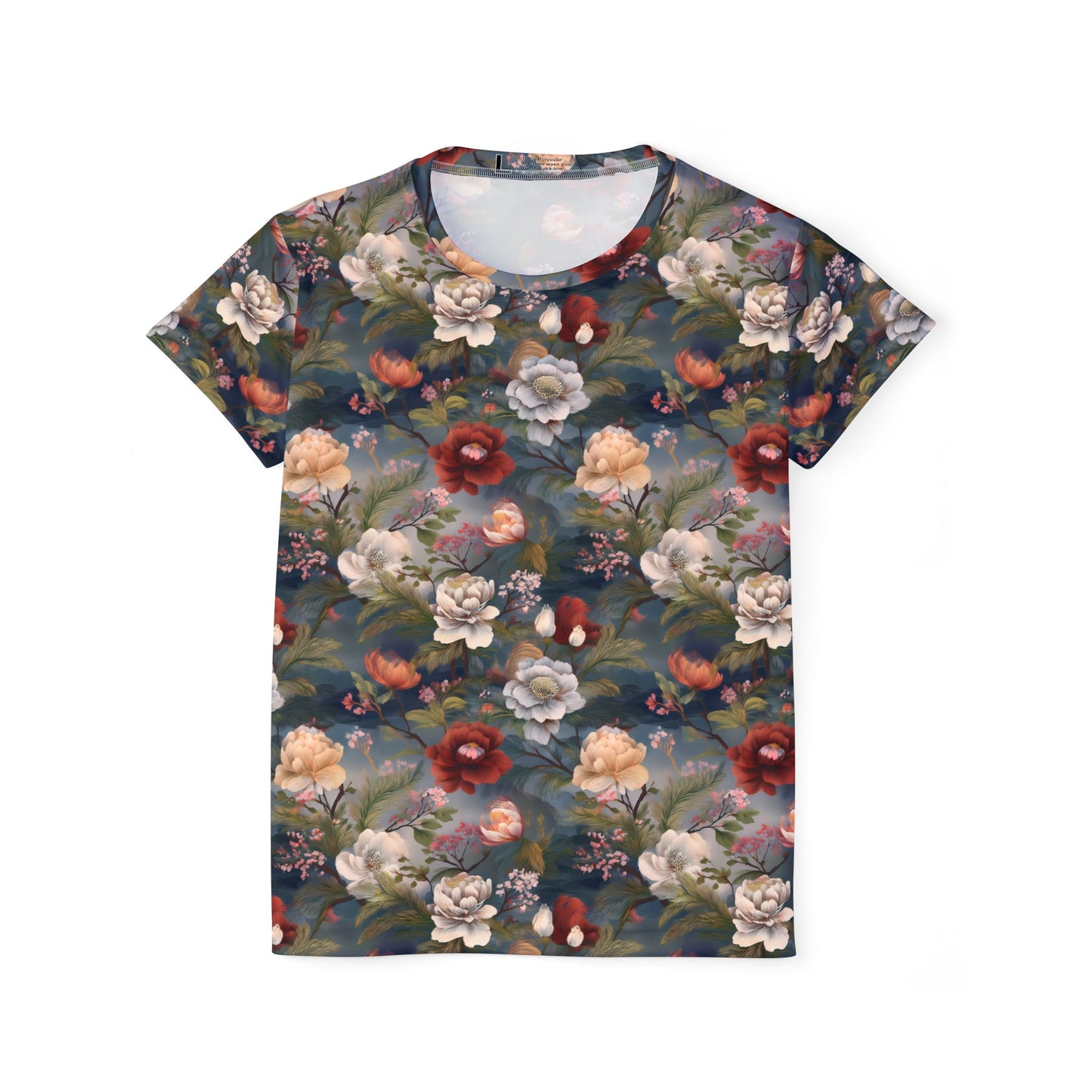 Women Poly Shirt with Floral Print F329