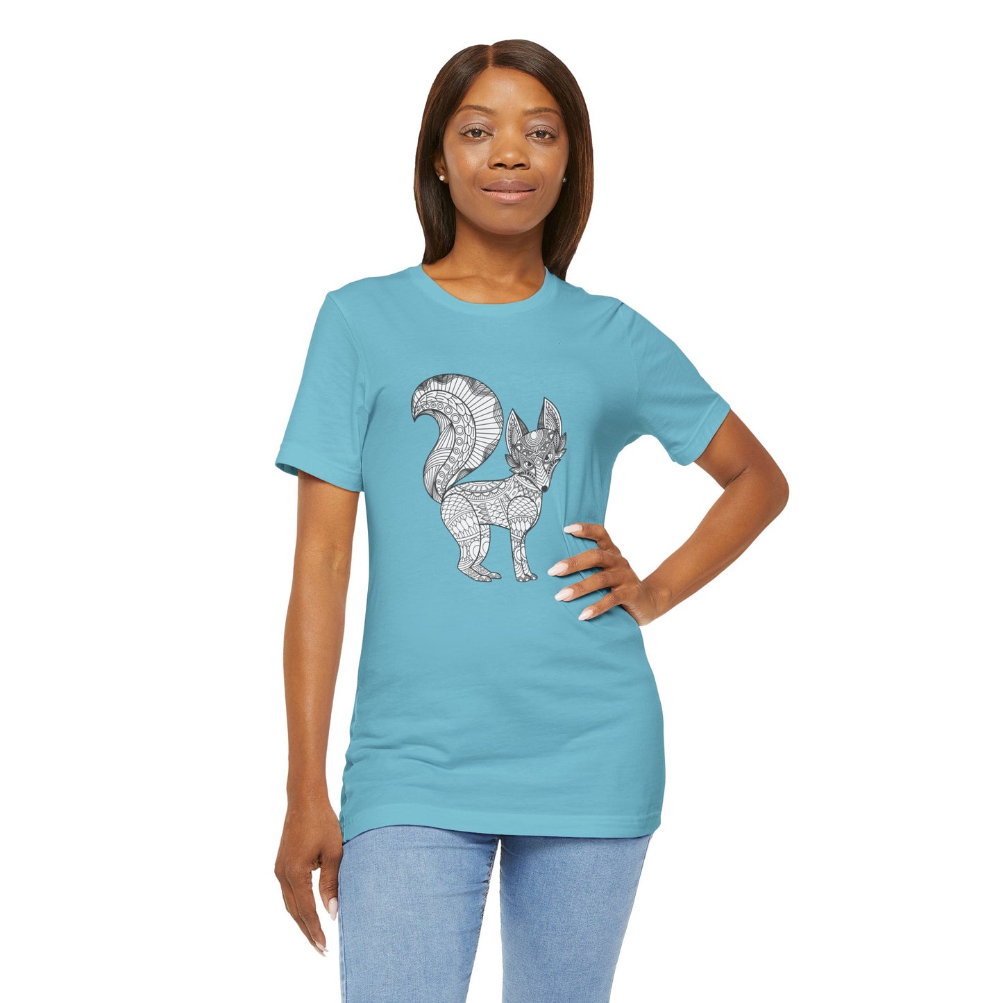 Camiseta unisex con estampado de animales 