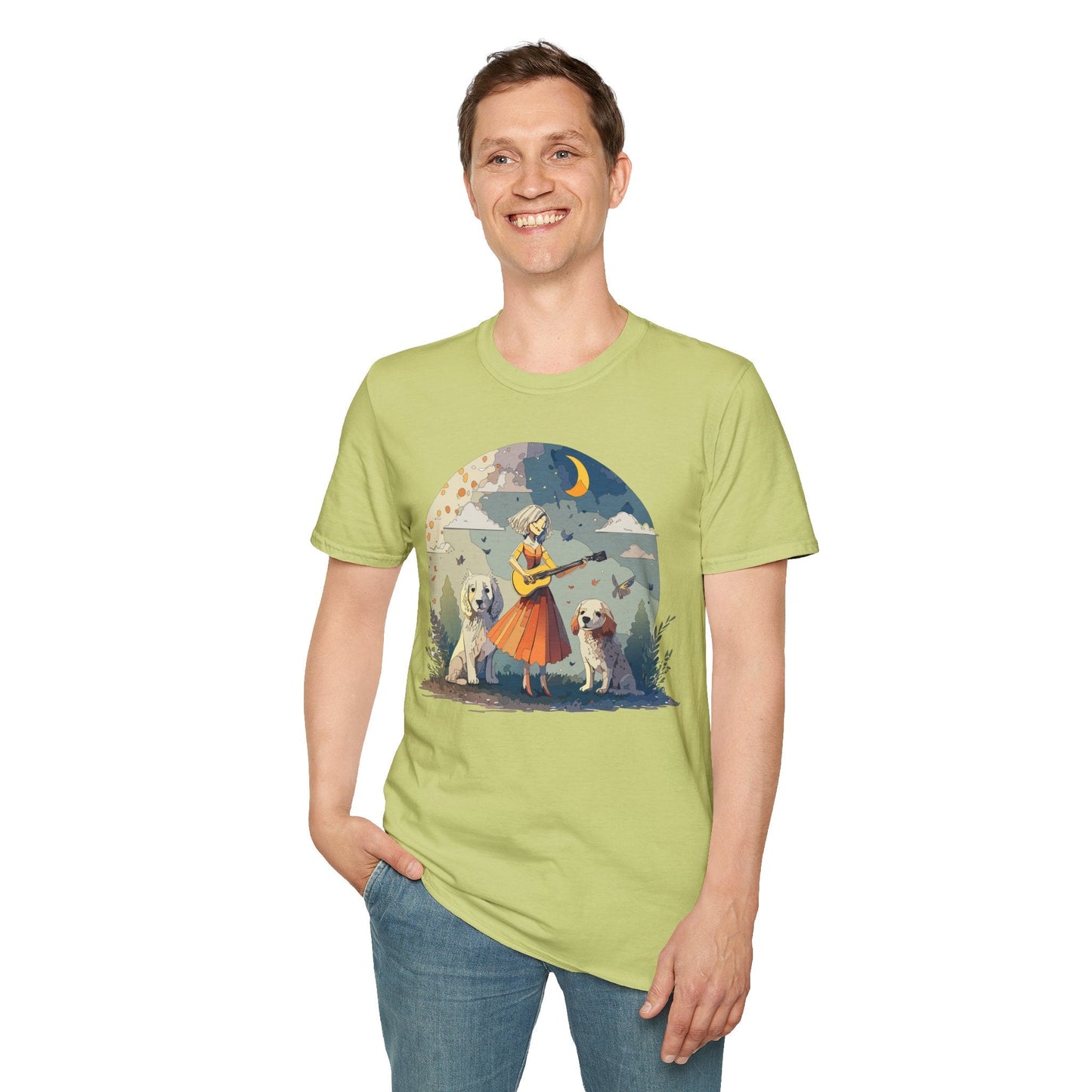 Womens Graphic T Shirts Art Design Tee Softstyle Gildan 64000 100 Percent Cotton