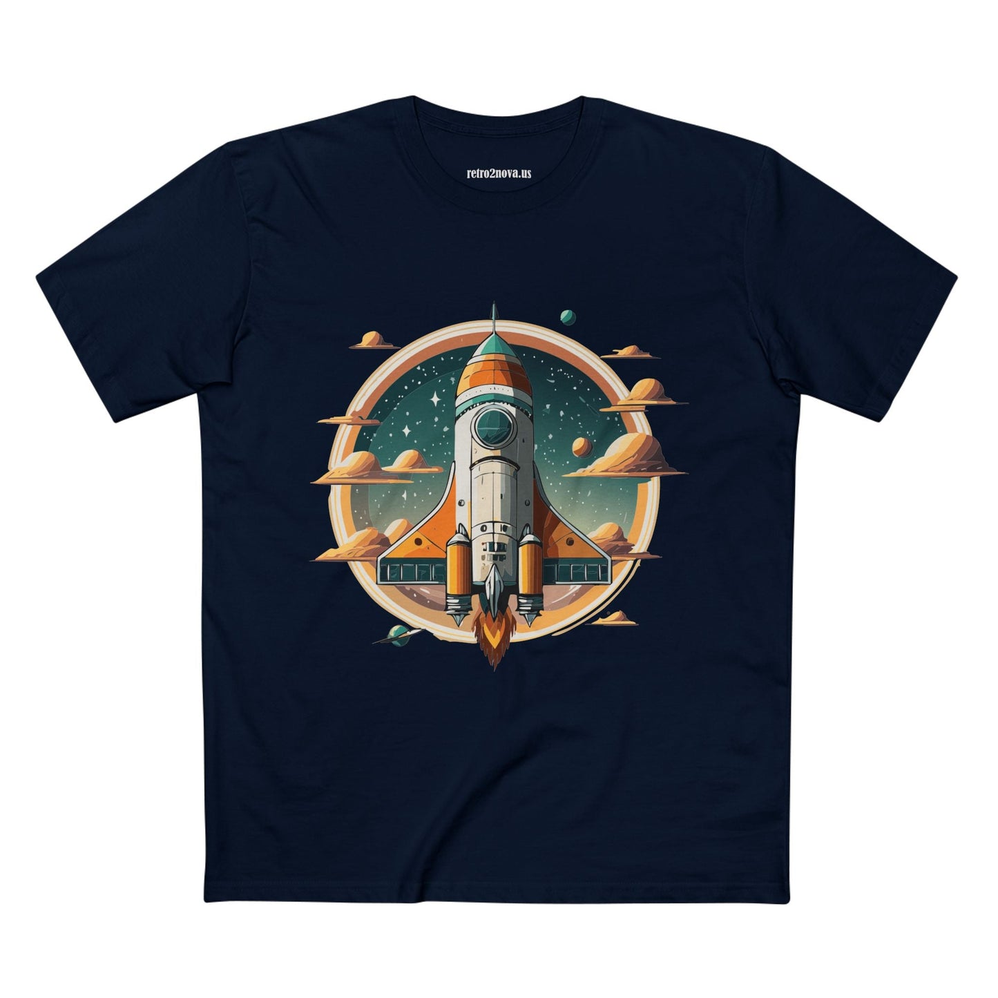 Cosmos Shirt Unisex Premium Cotton Tee With Original Art Design By Retro2Nova Collection