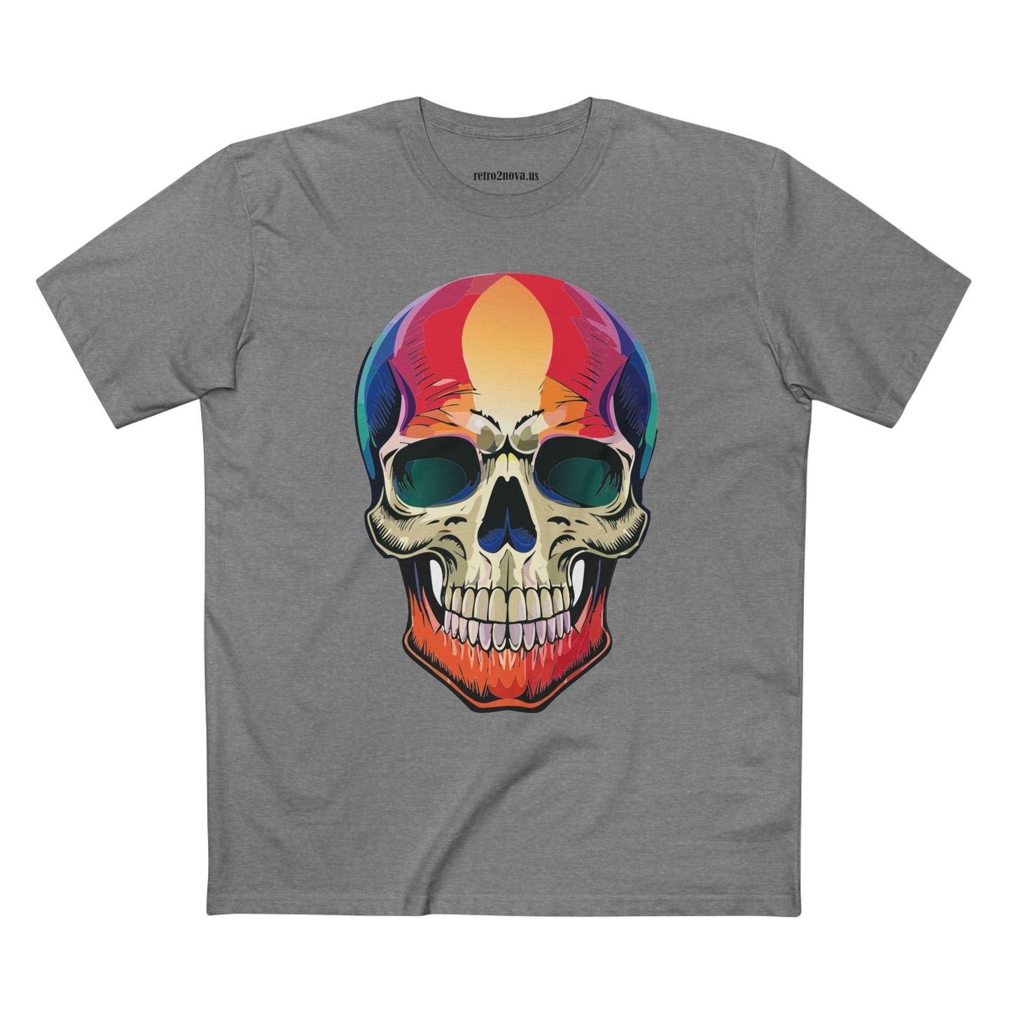 Skull Shirt Skeleton Shirt Unisex Premium Cotton Tee With Original Art Design Retro2Nova