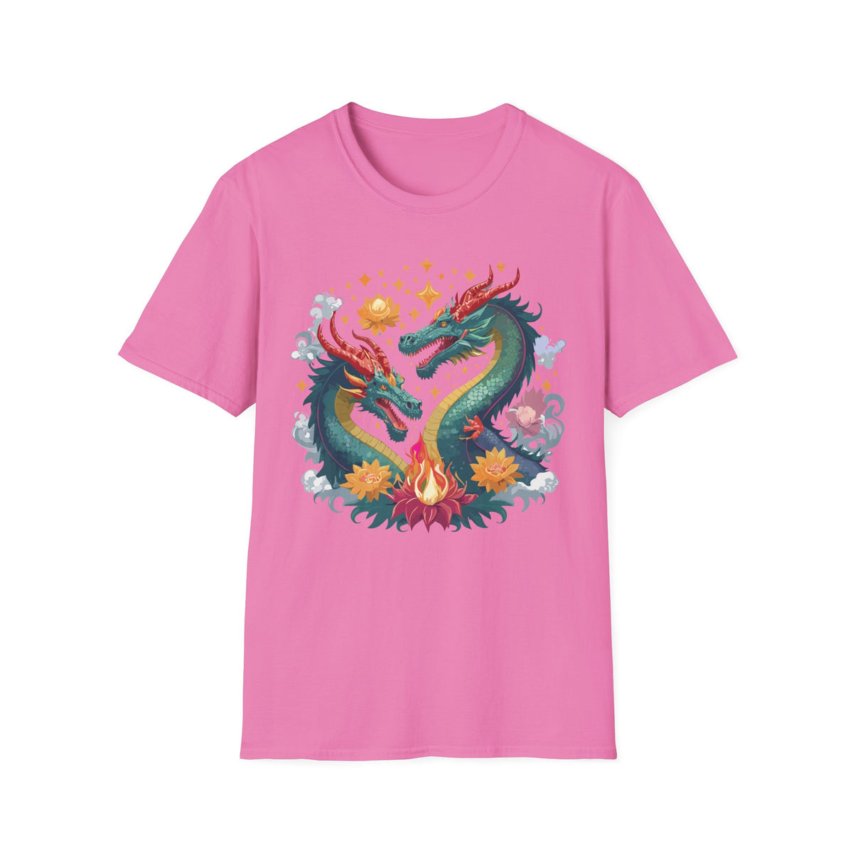 Dragon Graphic Tee Gildan Unisex 100 Cotton Tee Shirt with Animal a43