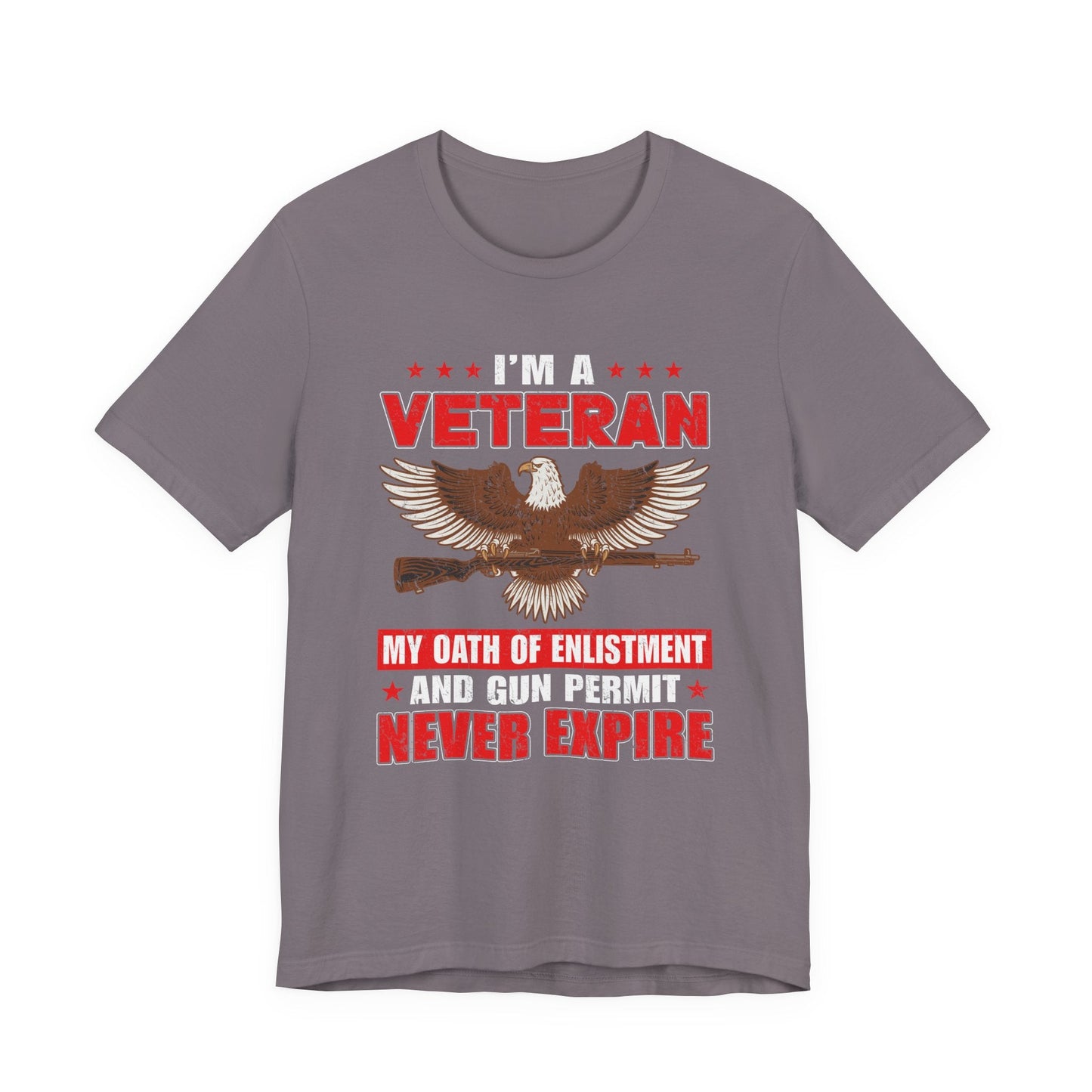 Army Veteran Patriotic Graphic Design Unisex Cotton T-Shirt v35