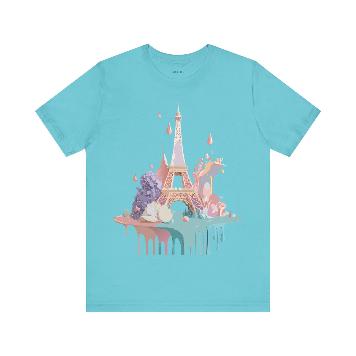 Paris Travel Tourist Graphic Design Unisex Bella+Canvas Cotton T-Shirt e321