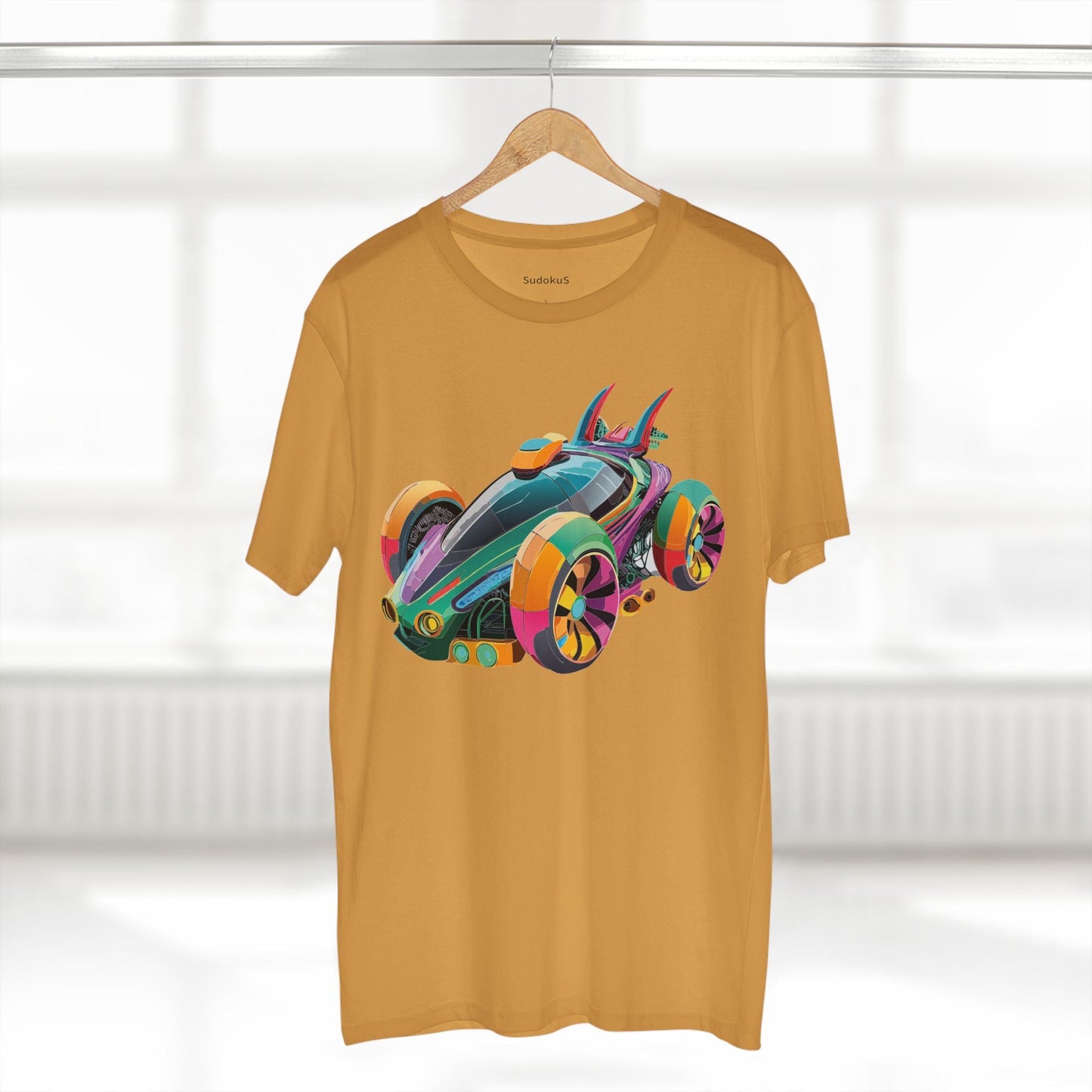 Car Graphic Unisex 100 Cotton Staple Tee 22