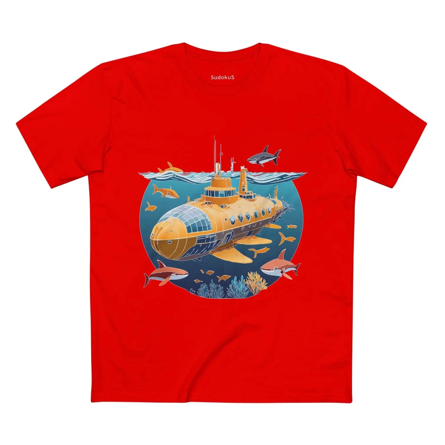 Ocean Coast Graphic Unisex 100 Cotton Staple Tee 15