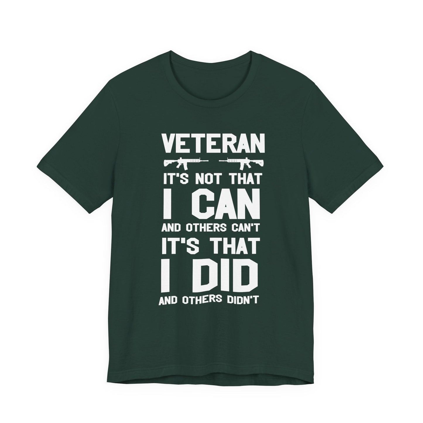 Army Veteran Patriotic Graphic Design Unisex Cotton T-Shirt v61