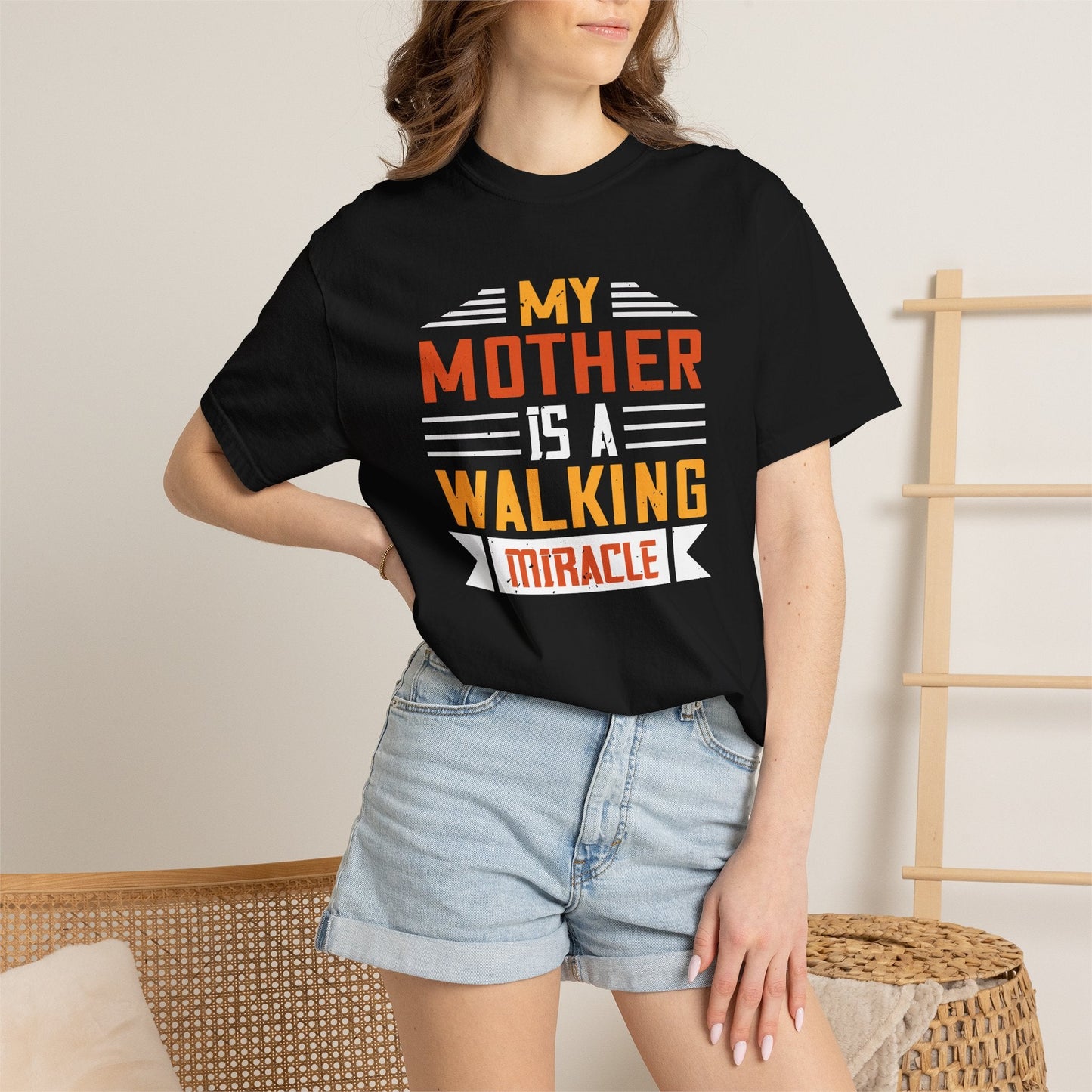 Mom T-shirt Mother Day Mama Tee Unisex Comfort Colors Garment-Dyed Cotton h87