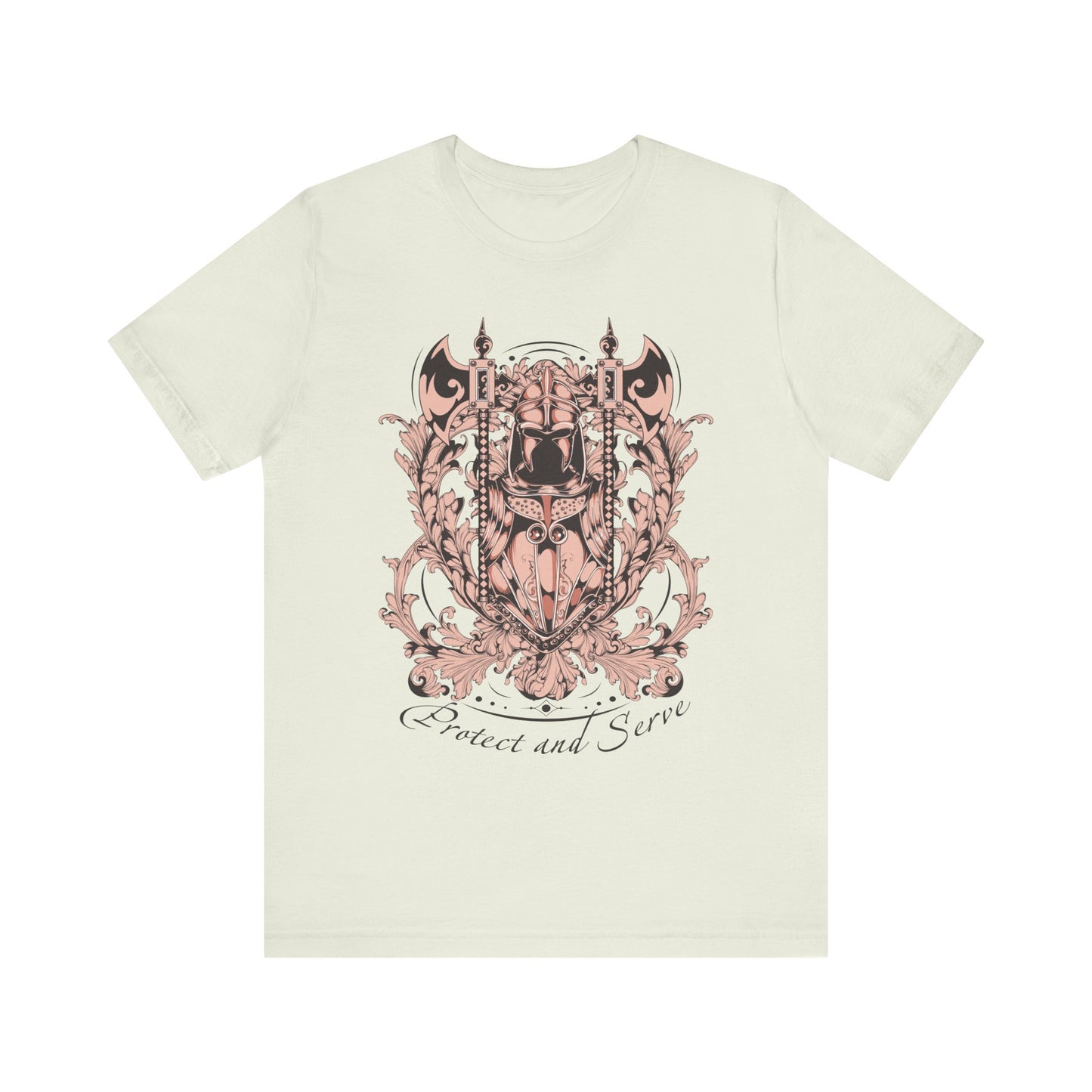 Protect and Serve Graphic Tee, Artistic Tee, Graphic T-Shirt, Artistic T-Shirt, Vintage Shirt, Gifts for Police Officers