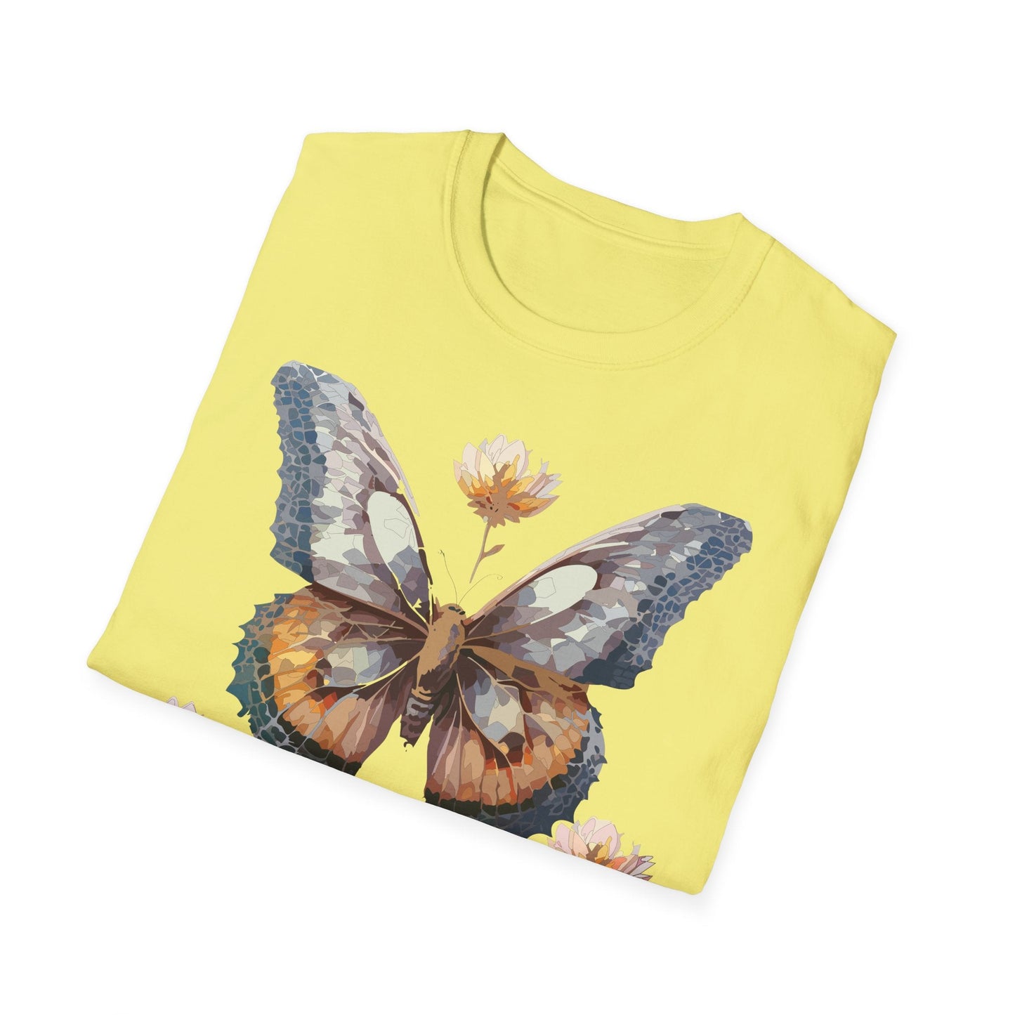 Butterfly Shirt Unisex Monarch Butterfly Tee Gildan Softstyle 64000 Ring Spun Cotton