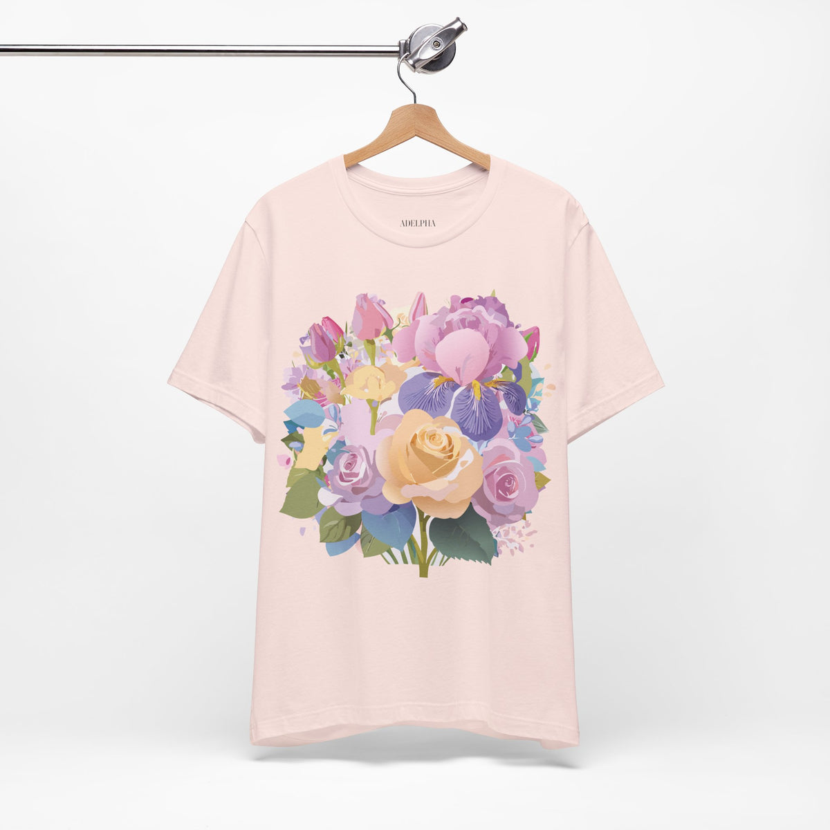Floral Graphic Tee Shirt - Bella+Canvas Unisex 100 Cotton 41