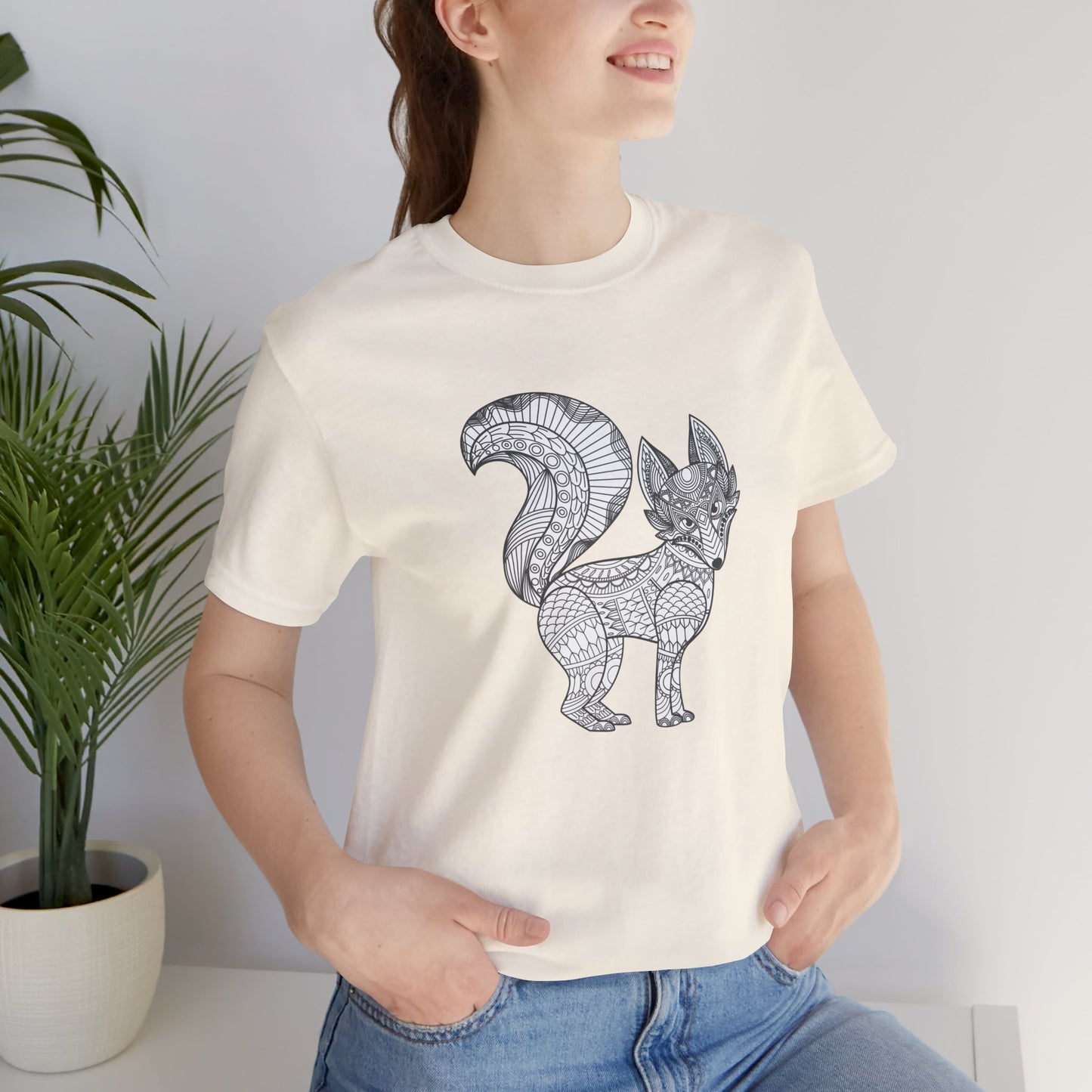 Unisex Tee Shirt with animals Print