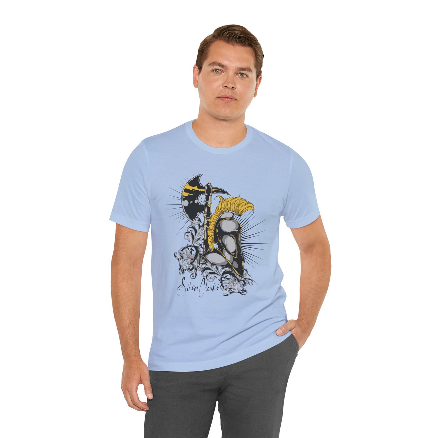Stylish Armor Graphic Tee, Artistic Tee, Graphic T-Shirt, Artistic Vintage T-Shirt, Vintage Shirt