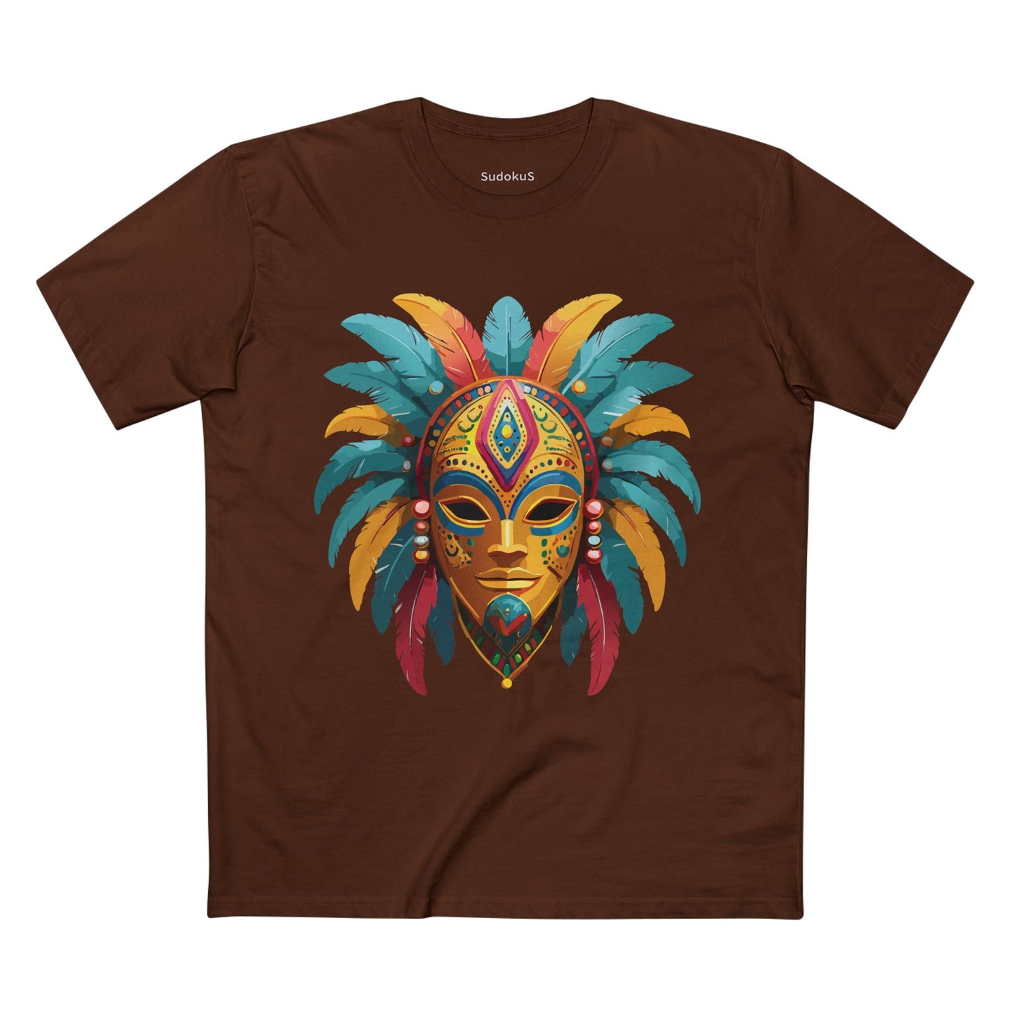 Mask Graphic Unisex 100 Cotton Staple Tee 33