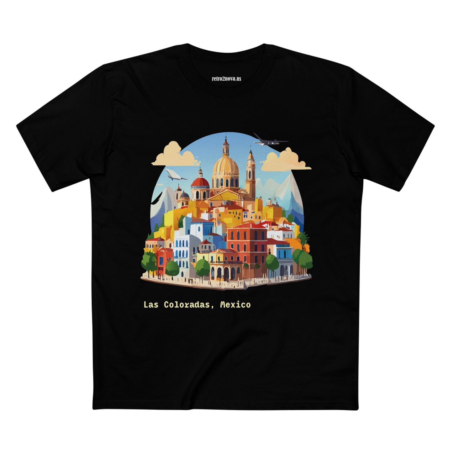 Travel Shirt Mexico Original Art Tee Unisex Premium Cotton Staple Tee With Retro2Nova Design