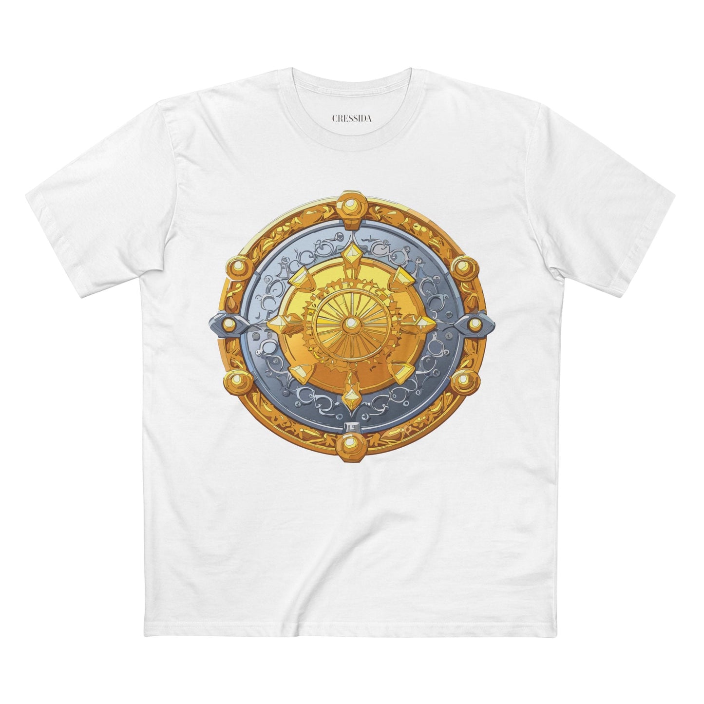 Antique Gold Coin Graphic Design T-Shirt Unisex 100 Cotton With Golden Print Artwork Tee 6