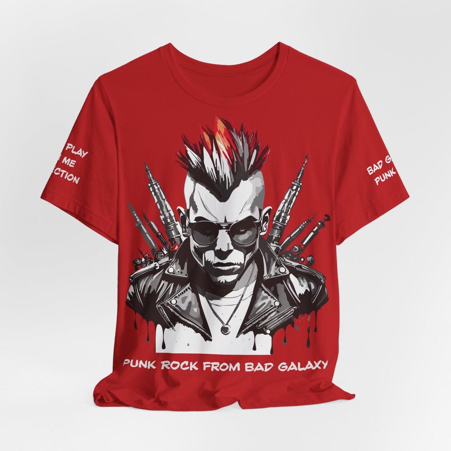 Punk Rock Tee Shirt Made In USA 100 Cotton Eco Friendly Inks Durable Stitching Quality