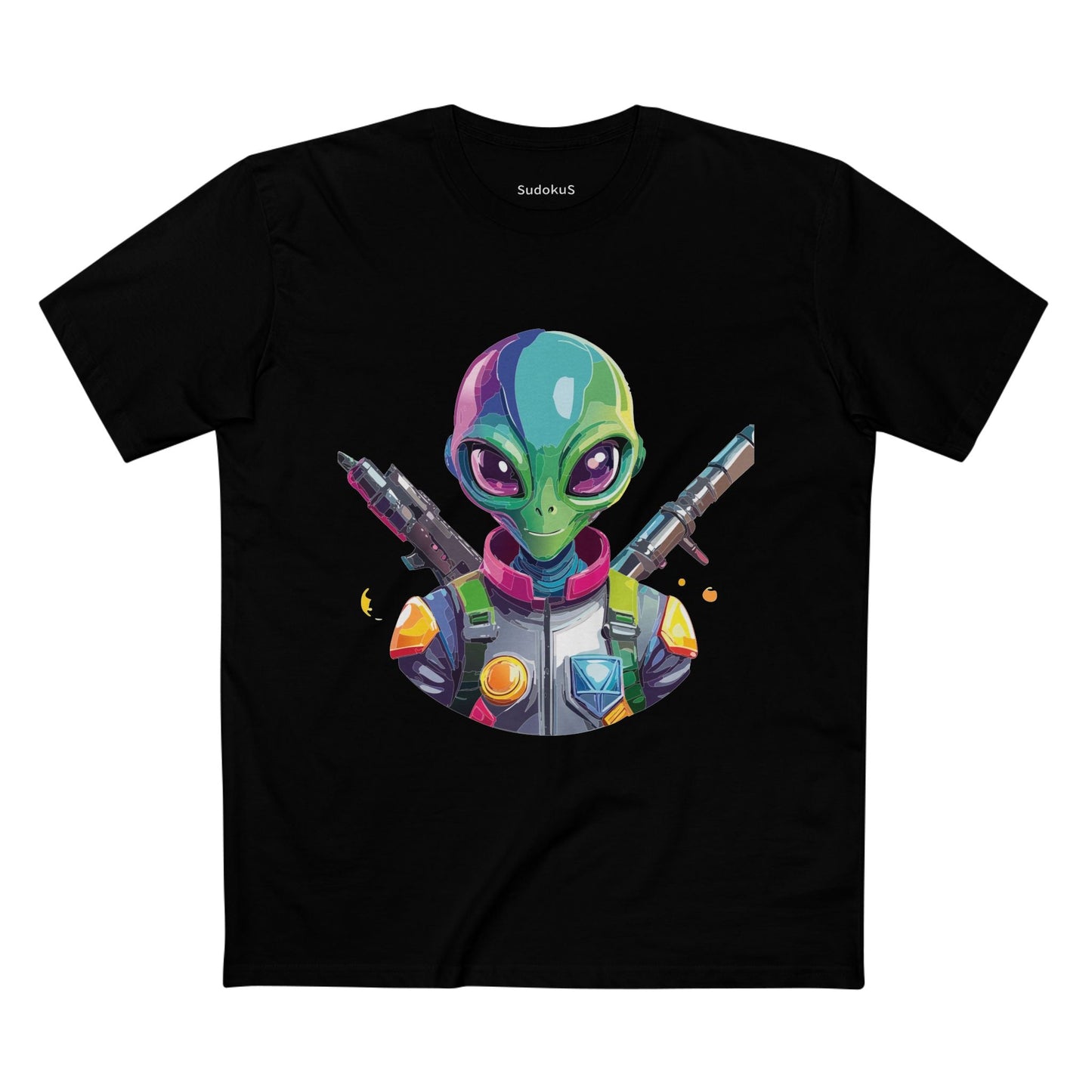 Aliens Graphic Unisex 100 Cotton Staple Tee 57