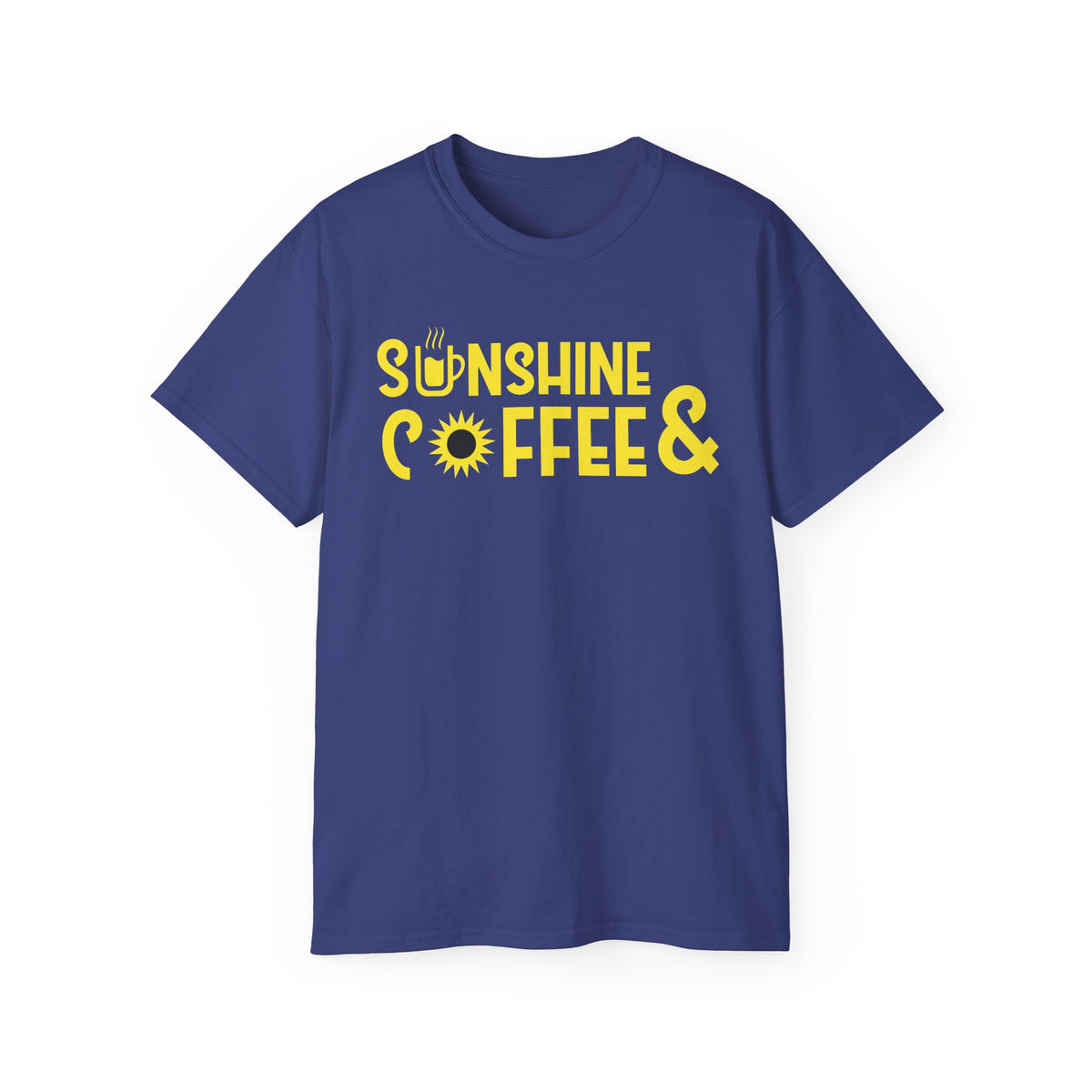 Sunshine Coffee & Tee | Yellow Sun Graphic T-Shirt