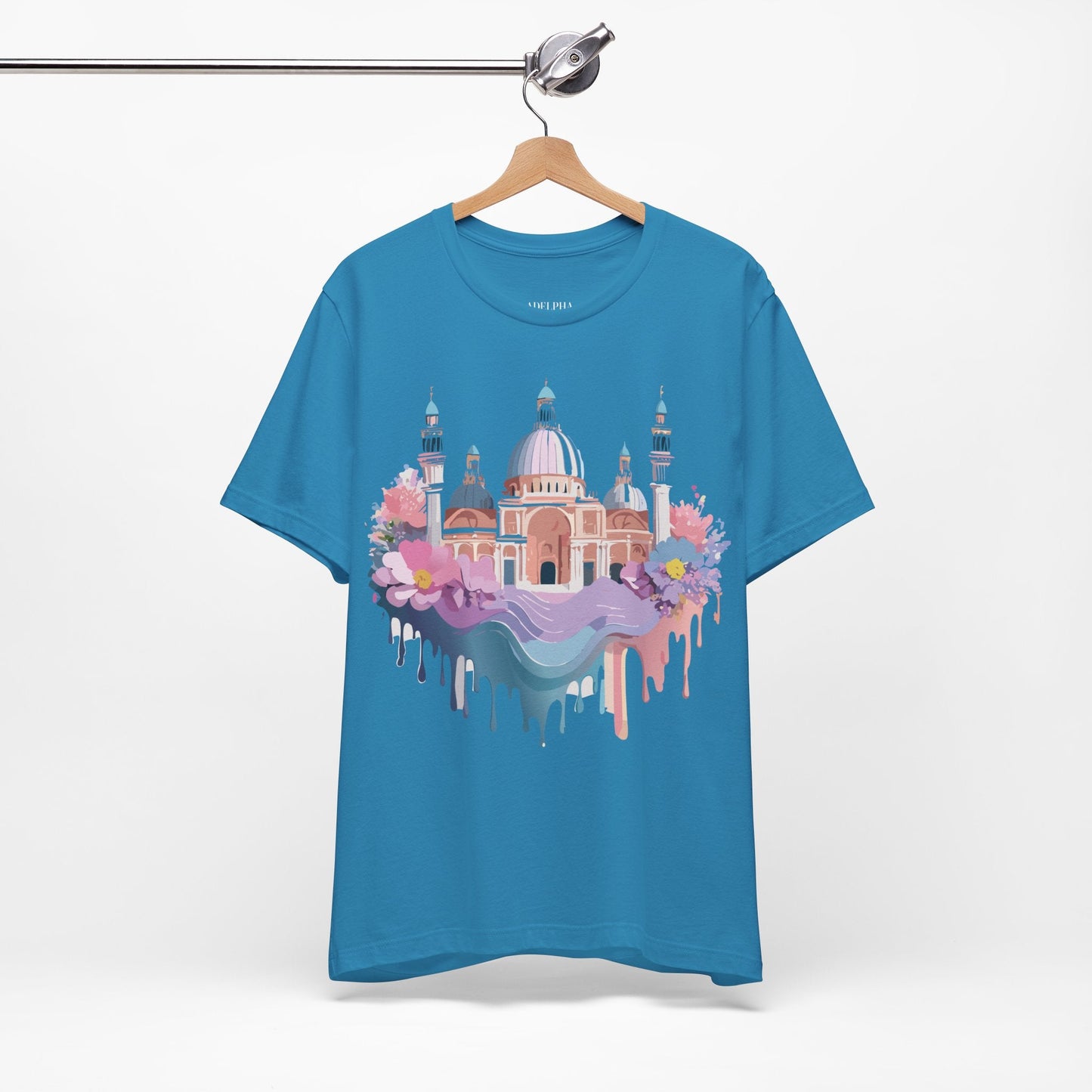 Venice Tourist Shirt Graphic Tee Unisex Jersey Short Sleeve Casual Wear Adelpha Artwork