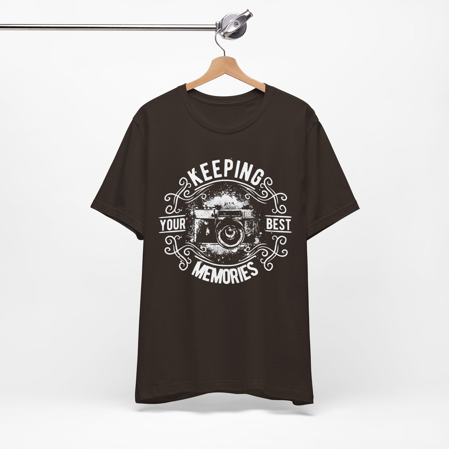 Keeping Your Best Memories T-Shirt Vintage Camera Graphic T-Shirt A-5