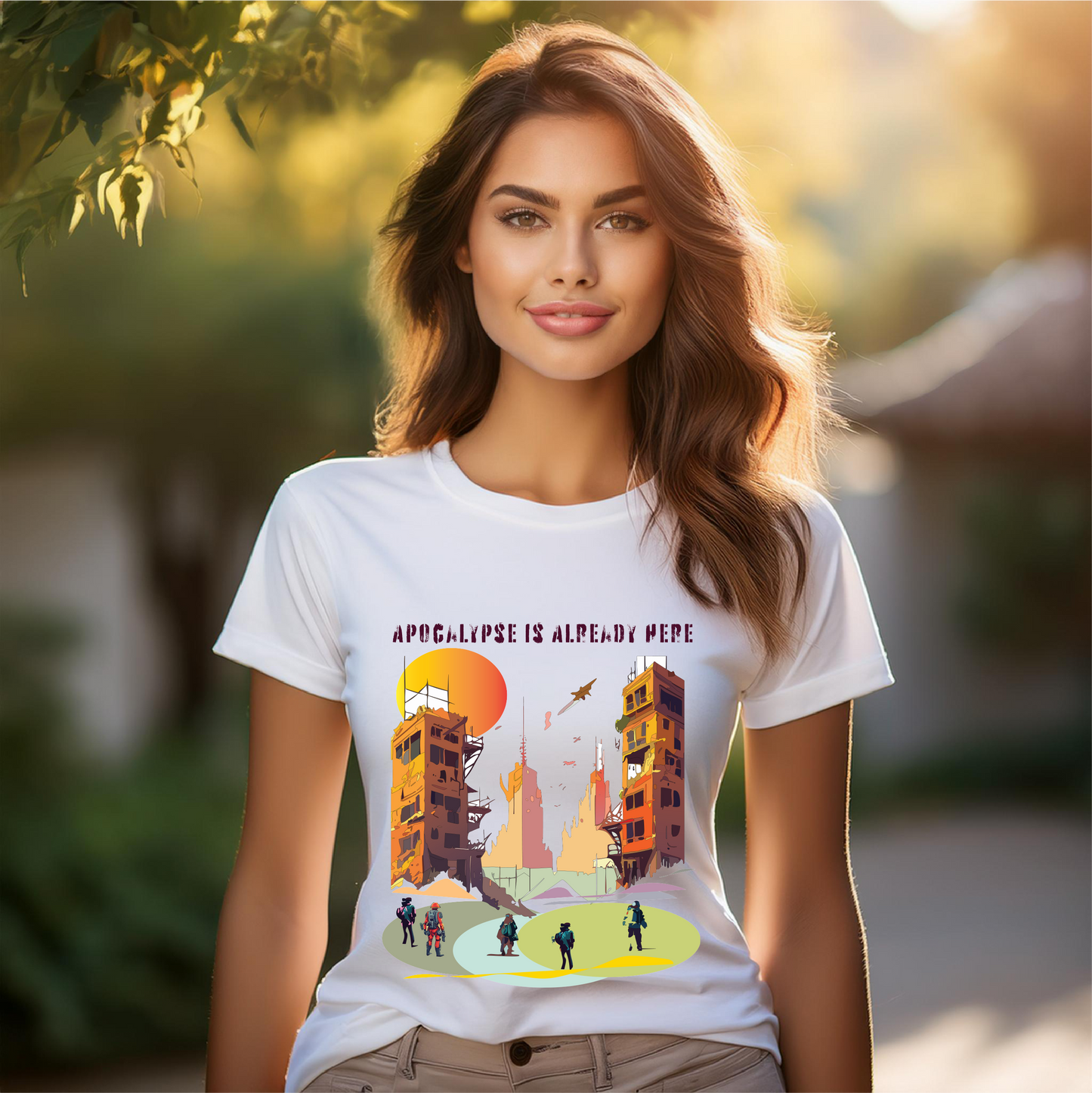 Cataclysm Doomsday Shirt Unisex Premium Cotton Tee With Original Art Design From Retro2Nova