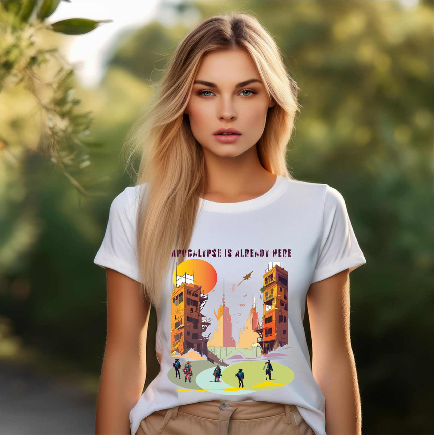 Cataclysm Doomsday Shirt Unisex Premium Cotton Tee With Original Art Design From Retro2Nova