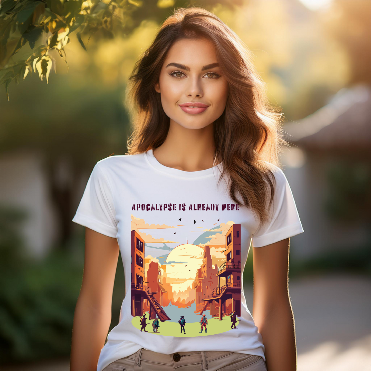 Cataclysm Doomsday Shirt Unisex Premium Cotton Tee Original Art Design Retro2Nova