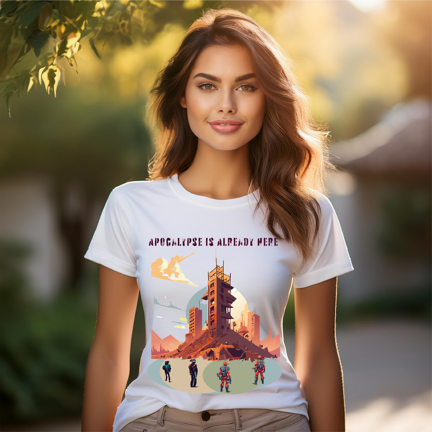 Cataclysm Doomsday Shirt Unisex Premium Cotton Tee With Original Retro Art Design