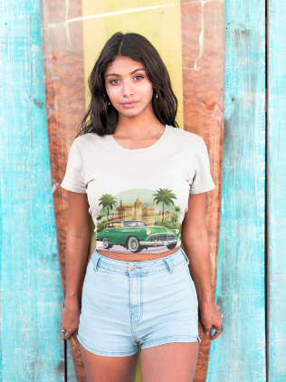 Retro Car Shirts Vintage Car Tee RC 18 Unisex Premium Cotton Art Print Tee Limited Edition