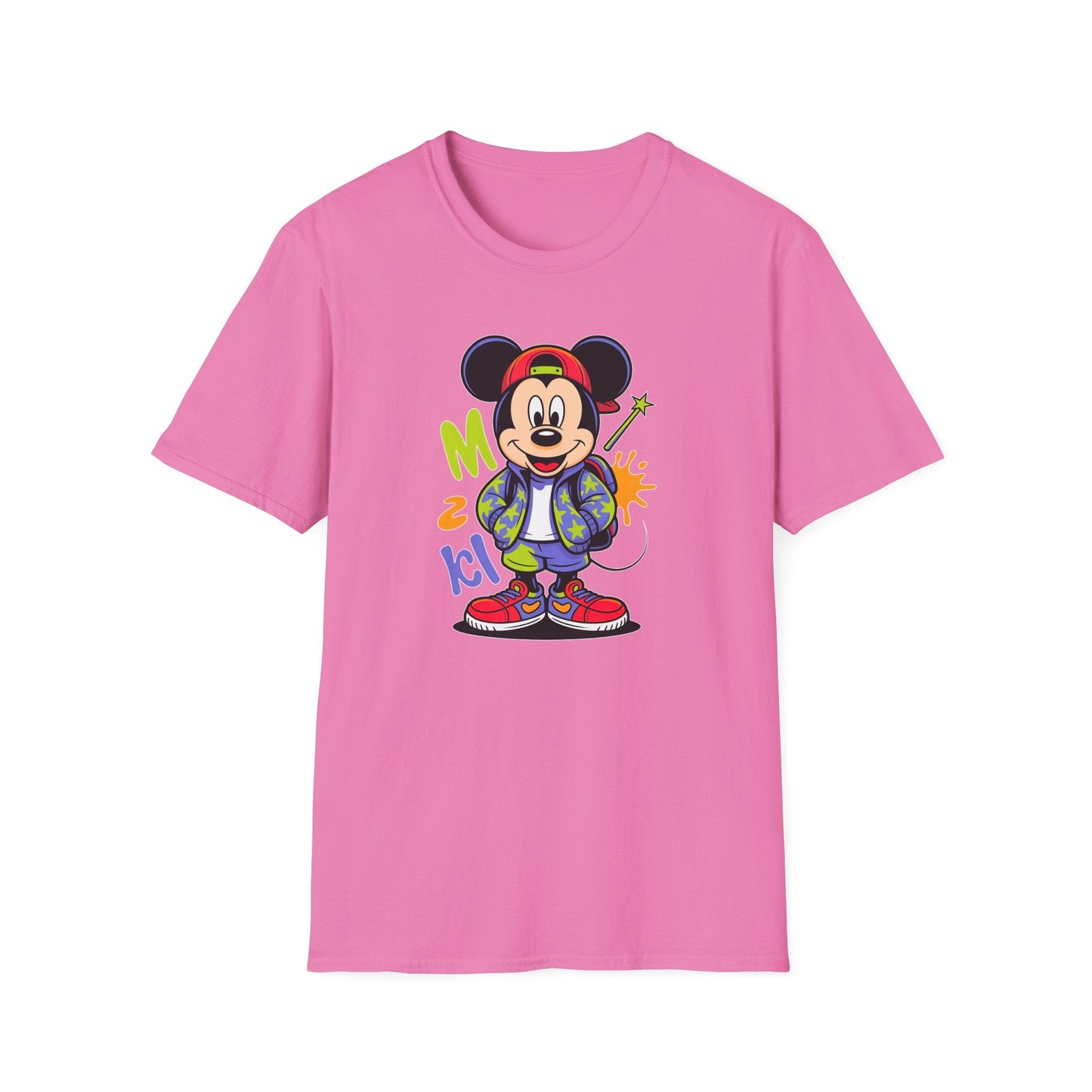 Cartoon T Shirt With Animation Design Unisex Gildan Softstyle 64000 Tee For Funny Animals