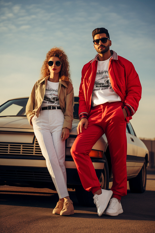 Retro Vintage Car Graphic Unisex 100 Cotton Tee 5