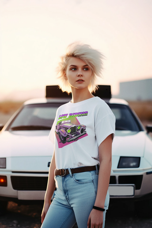 Retro Vintage Car Graphic Unisex 100 Cotton Tee 2