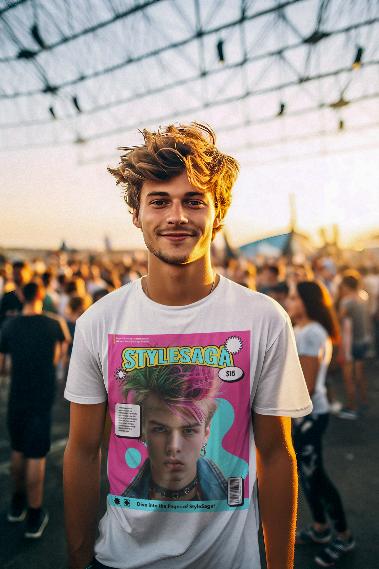 Magazine Cover Shirt Unisex Jersey Short Sleeve Tee Lightweight 4.2 Oz