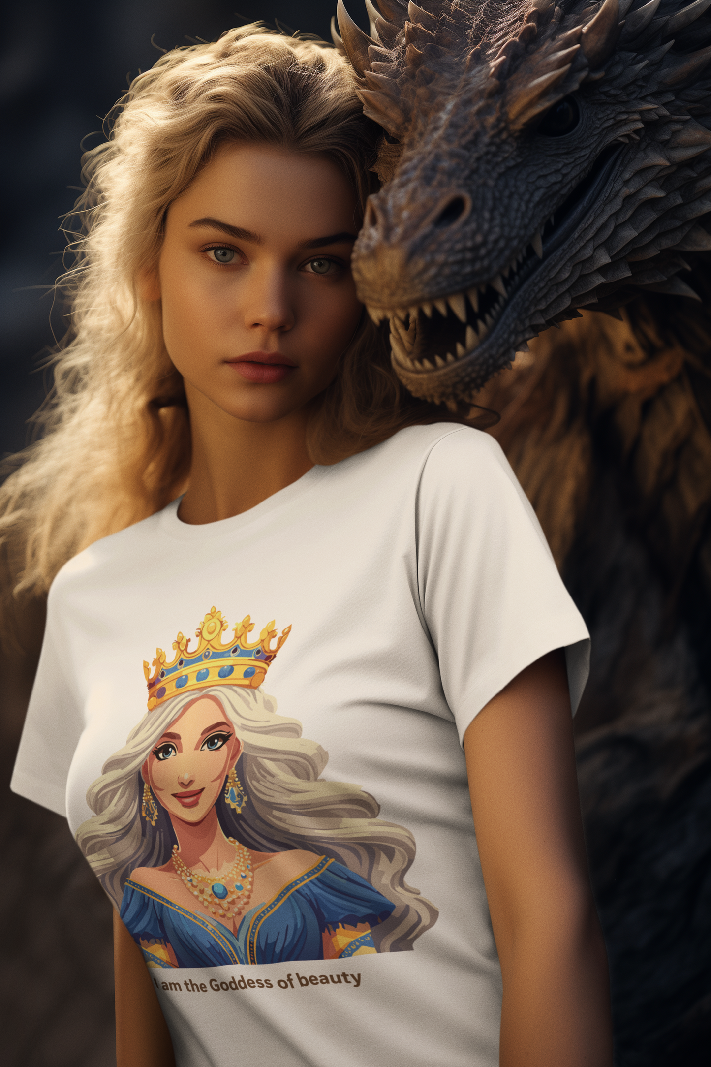 Goddess Shirt Unisex Graphic Tee Cotton Short Sleeve Vintage Inspired Original Art Retro2Nova