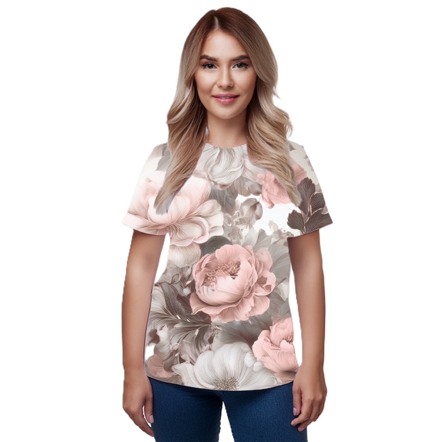 Unisex Floral Shirt, Floral Tee Shirt