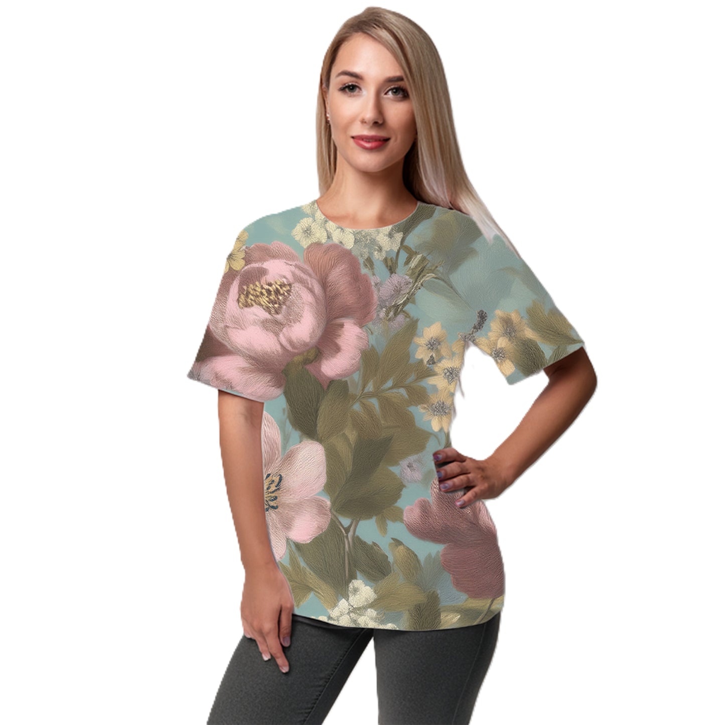 Unisex Floral Shirt, Floral Tee Shirt