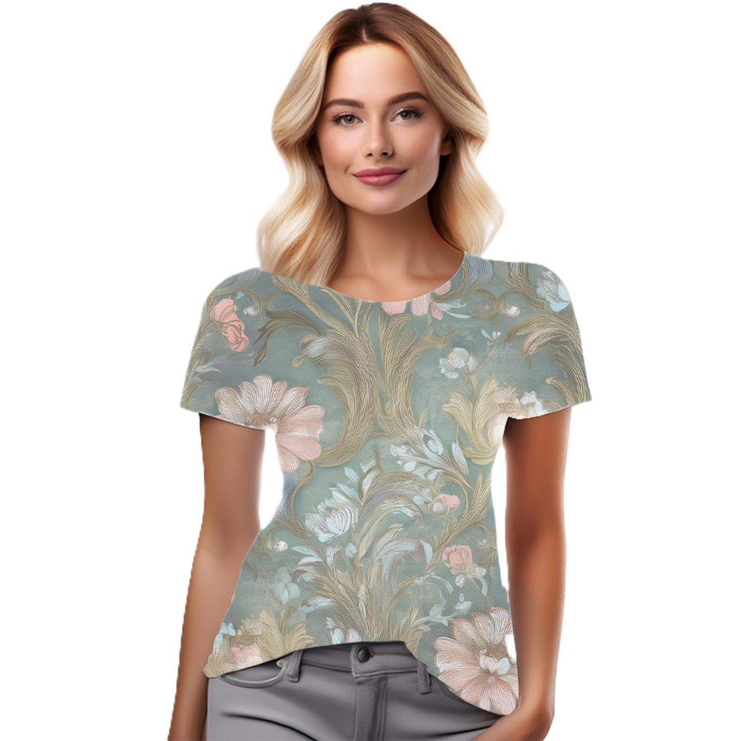 Unisex Floral Shirt, Floral Tee Shirt