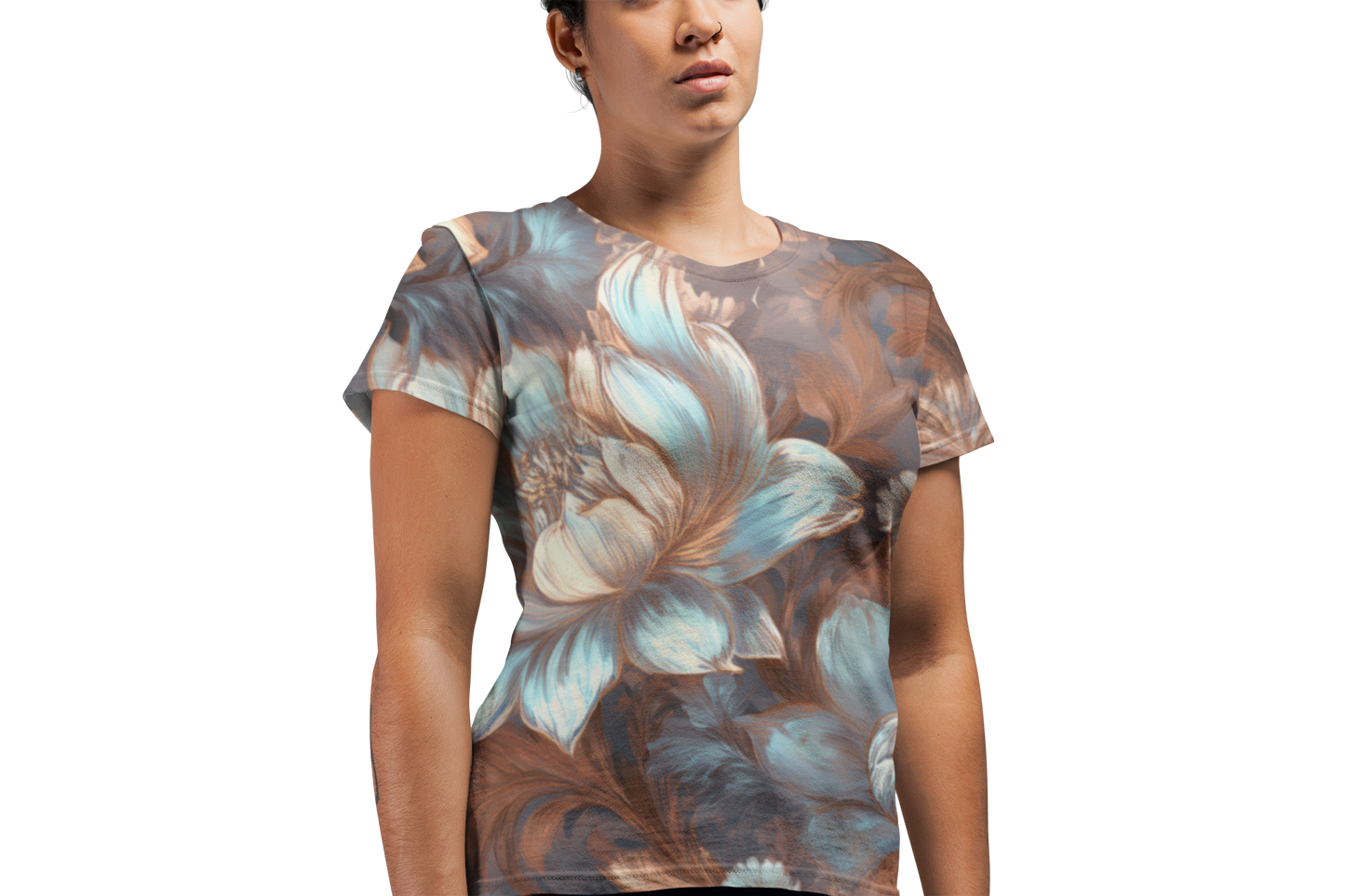 Unisex Floral Shirt, Floral Tee Shirt