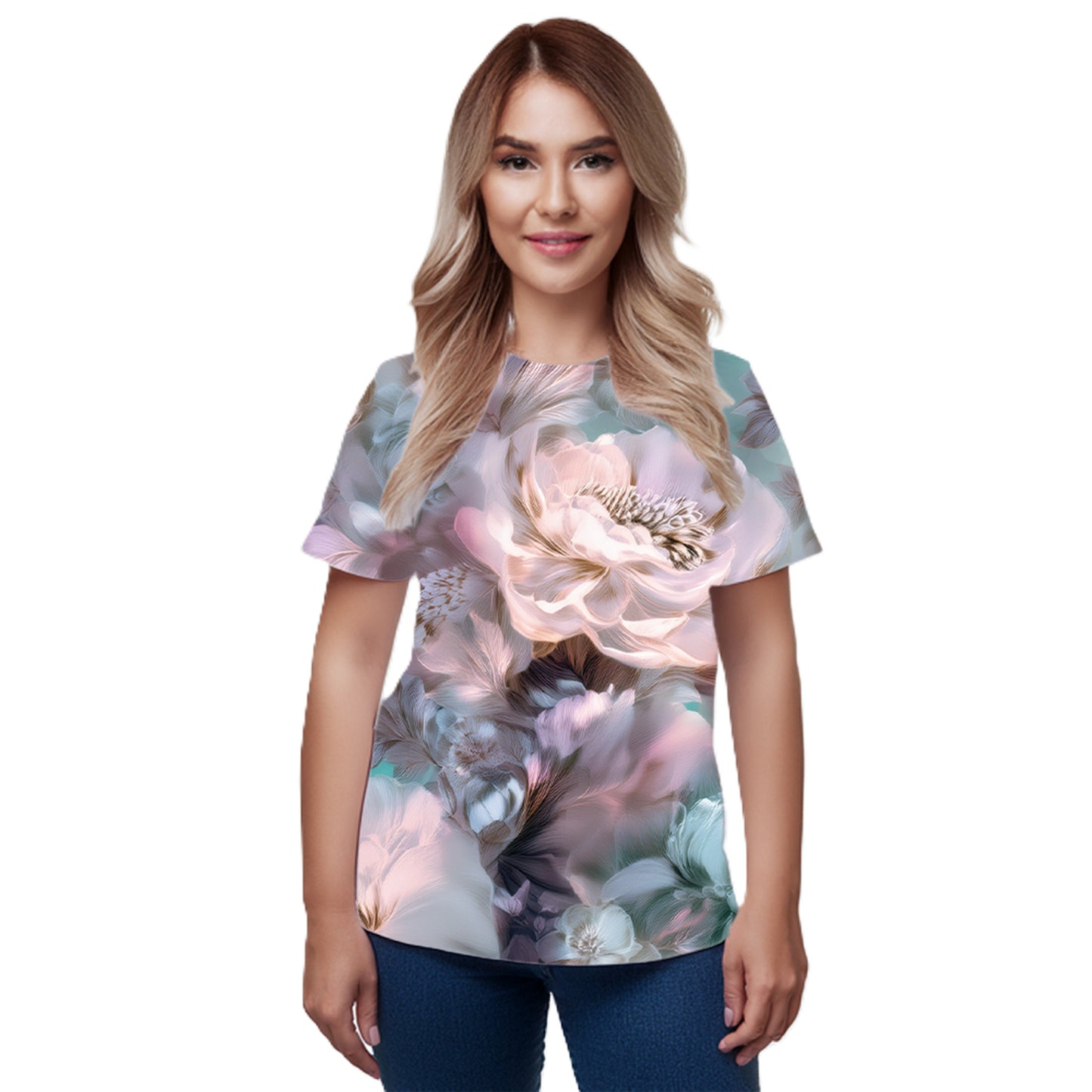 Unisex Floral Shirt, Floral Tee Shirt
