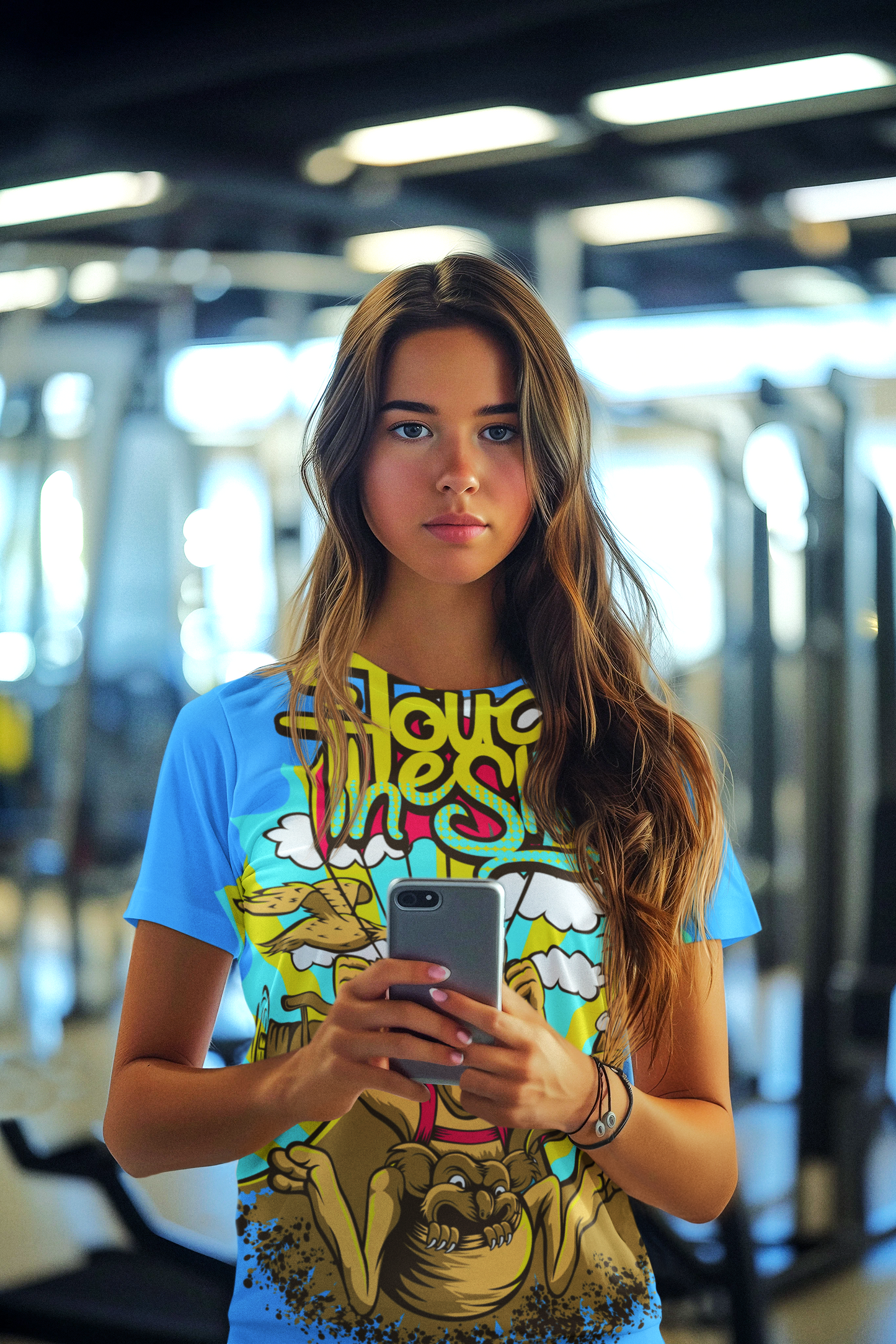 Be Fun Graphic T-Shirt, Art Design Poly Shirt, All Over Print Graphic Tee, Funny Print T-Shirt, Funny Animals Tees