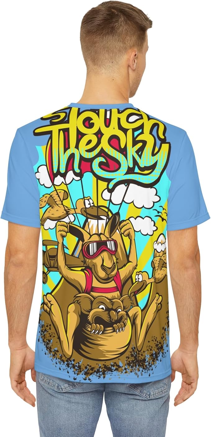 Be Fun Graphic T-Shirt, Art Design Poly Shirt, All Over Print Graphic Tee, Funny Print T-Shirt, Funny Animals Tees