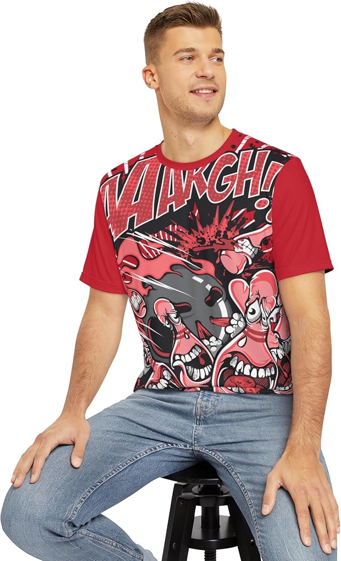 Be2 Fun Graphic T-Shirt, Art Design Poly Shirt, All Over Print Graphic Tee, Funny Print T-Shirt, Funny Game Tees