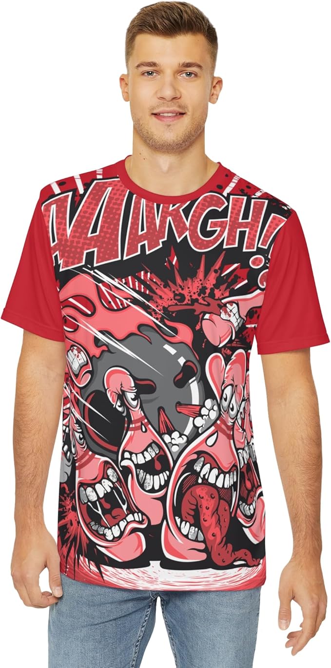 Be2 Fun Graphic T-Shirt, Art Design Poly Shirt, All Over Print Graphic Tee, Funny Print T-Shirt, Funny Game Tees