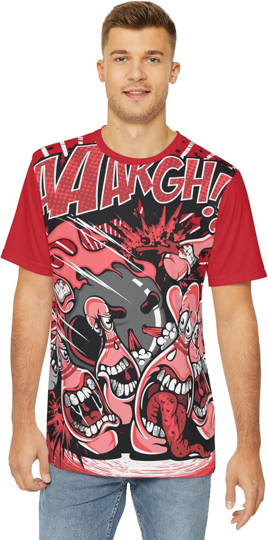 Be2 Fun Graphic T-Shirt, Art Design Poly Shirt, All Over Print Graphic Tee, Funny Print T-Shirt, Funny Game Tees