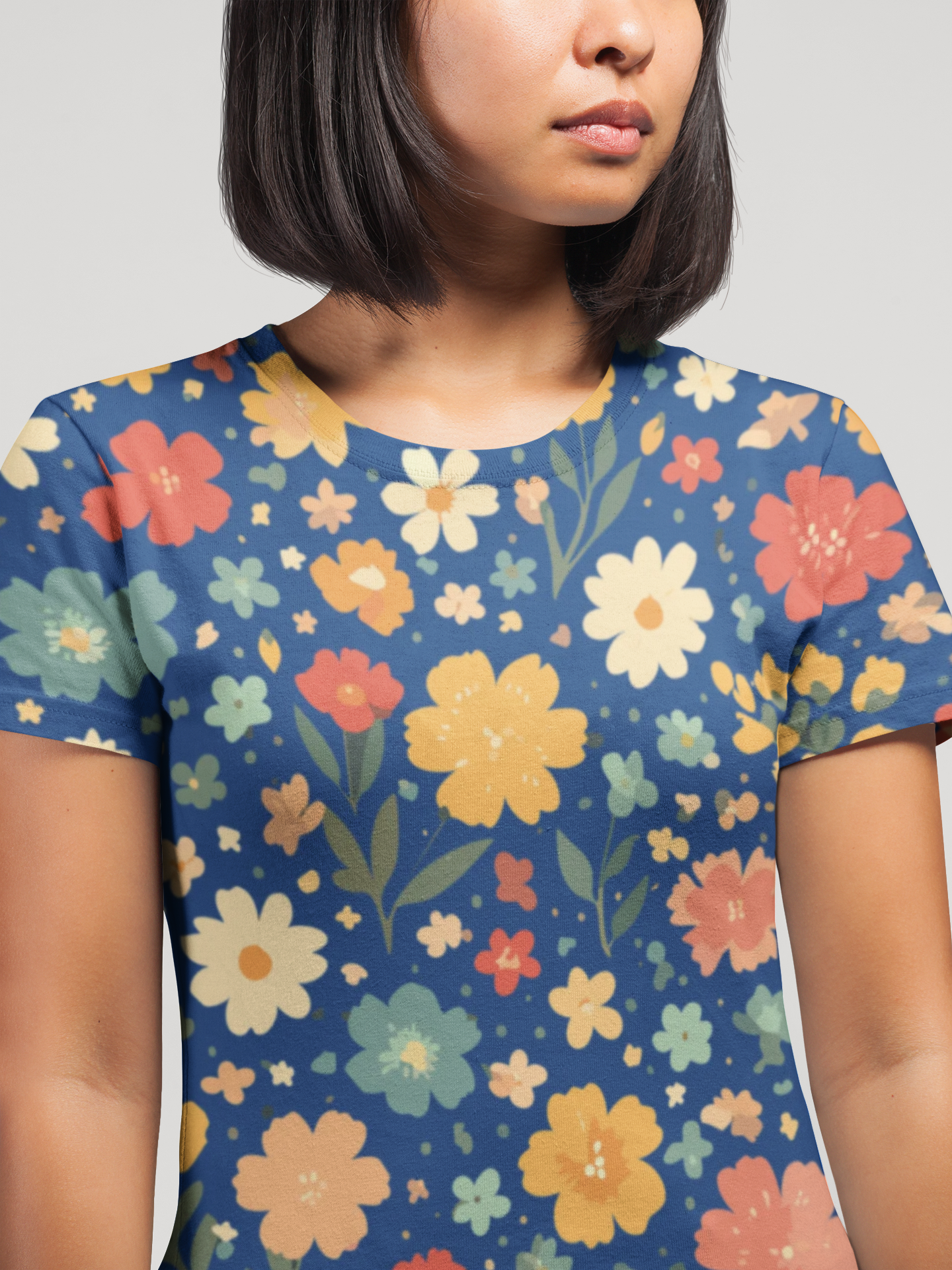 Unisex Floral Shirt, Floral Tee Shirt, Floral T-Shirt, T Shirt with Flowers