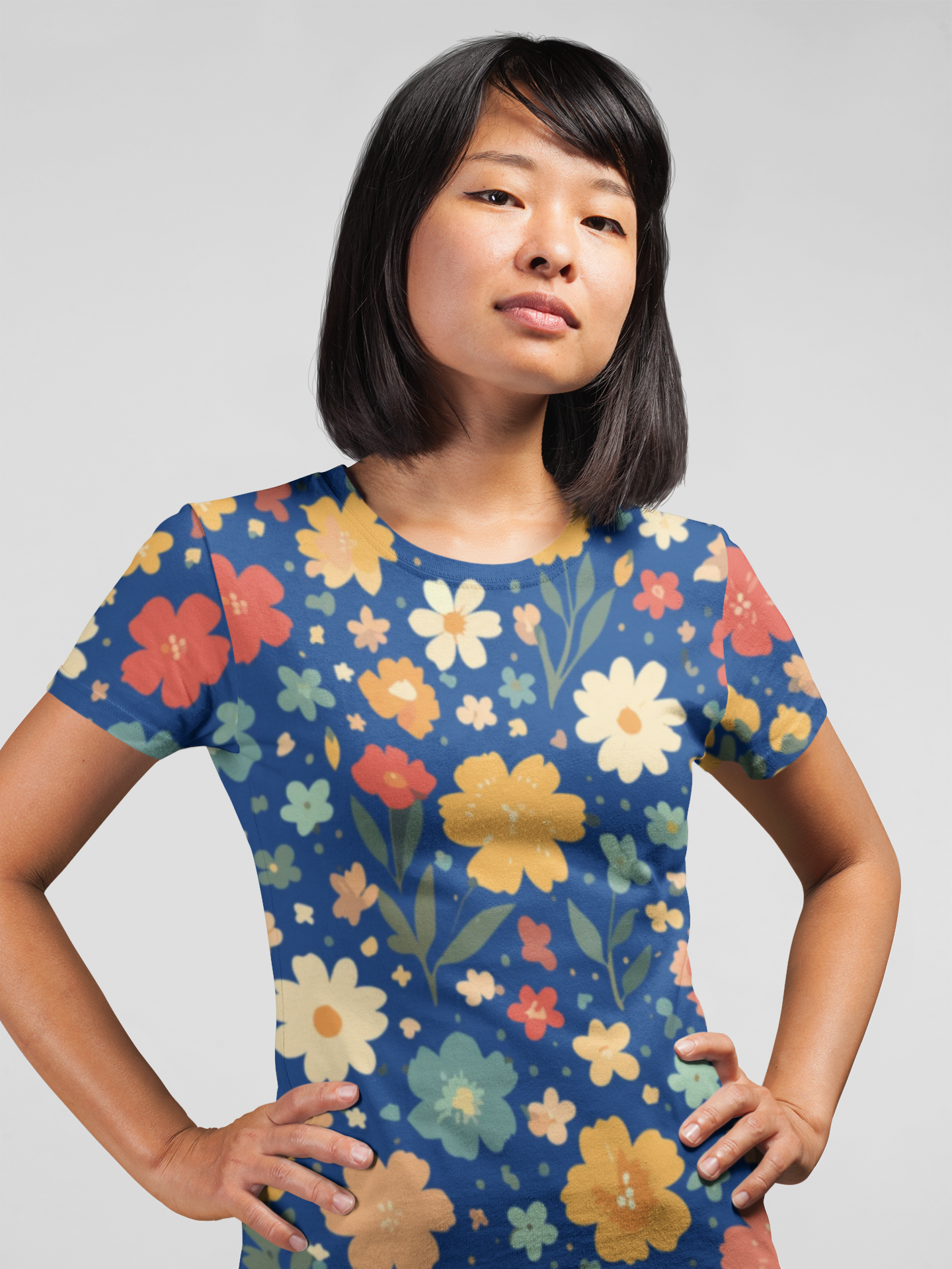 Unisex Floral Shirt, Floral Tee Shirt, Floral T-Shirt, T Shirt with Flowers