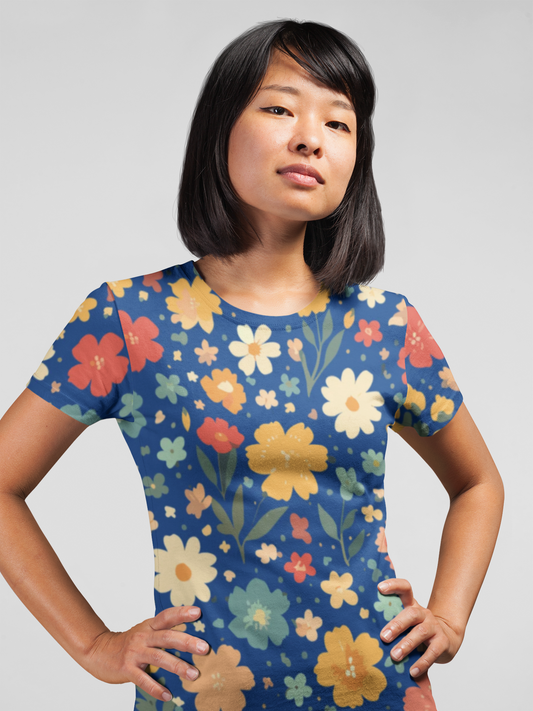 Unisex Floral Shirt, Floral Tee Shirt, Floral T-Shirt, T Shirt with Flowers