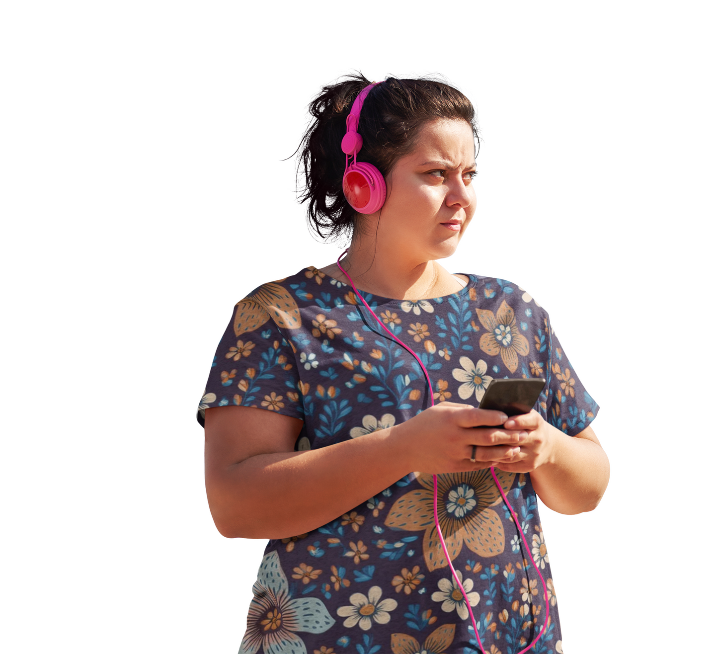 Unisex Floral Shirt, Floral Tee Shirt, Floral T-Shirt, T Shirt with Flowers 6